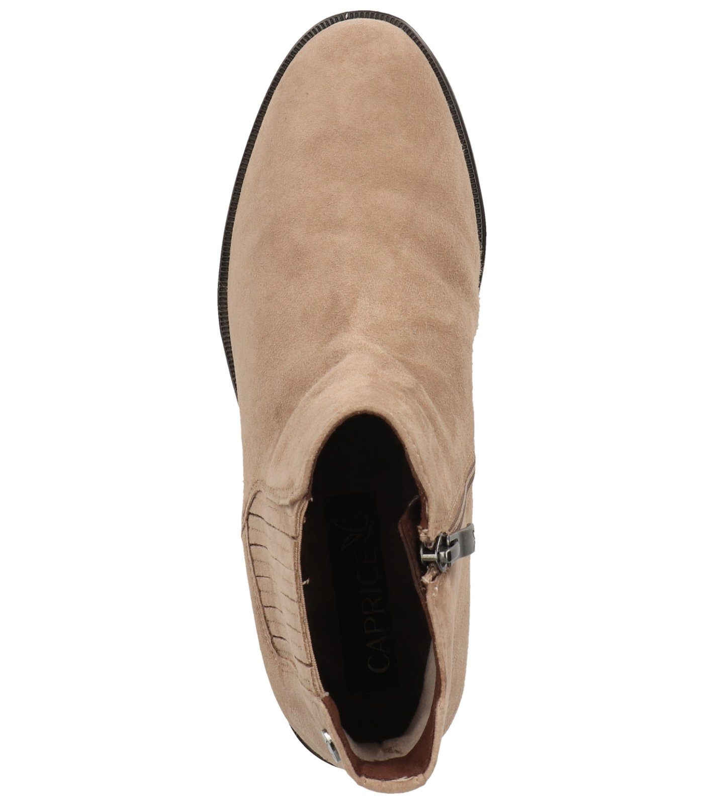 Leder Taupe Caprice Stiefelette Stiefelette