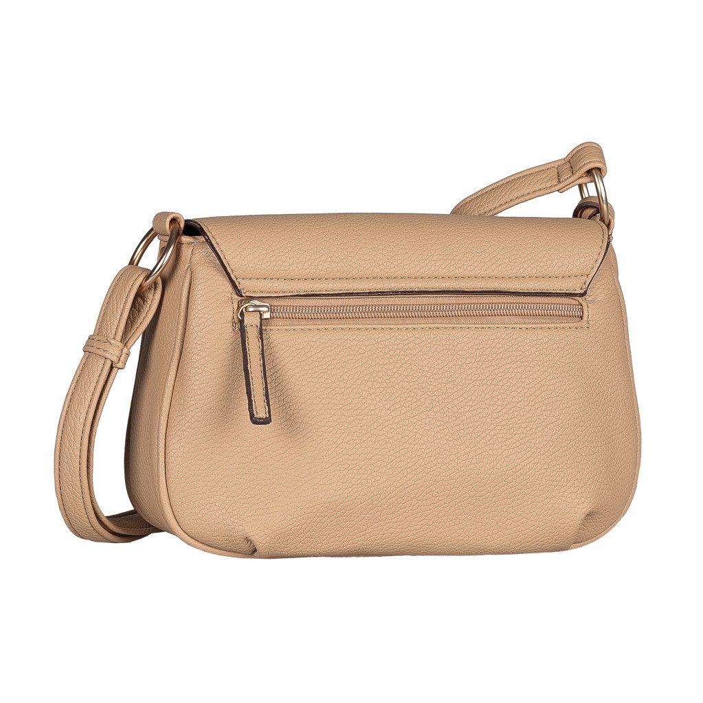 Gabor Schultertasche Rosina, lässiger Look mit softem Material und markantem Metalldetail am Zipper