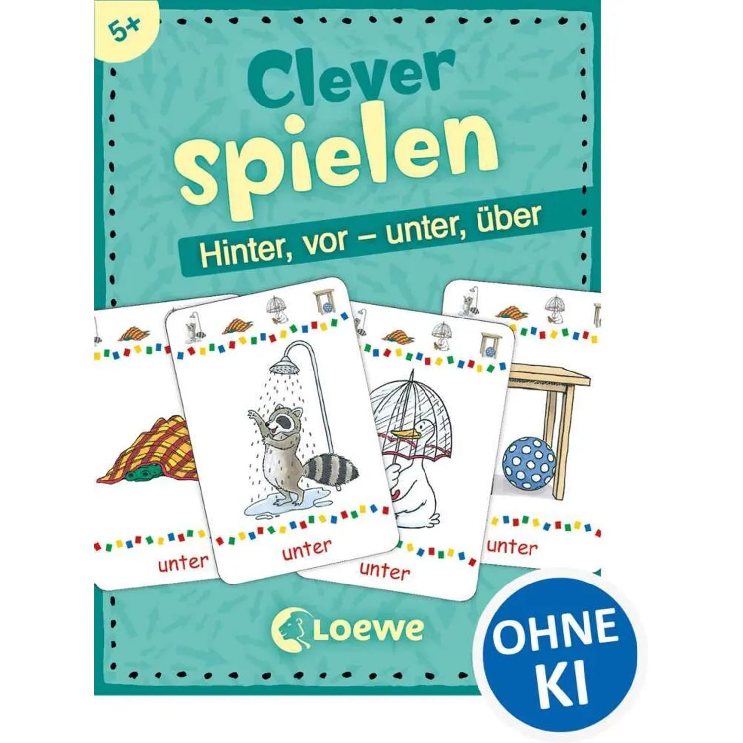 Loewe Spiel Clever spielen - Hinter, vor - unter, über (Kartenspiel)