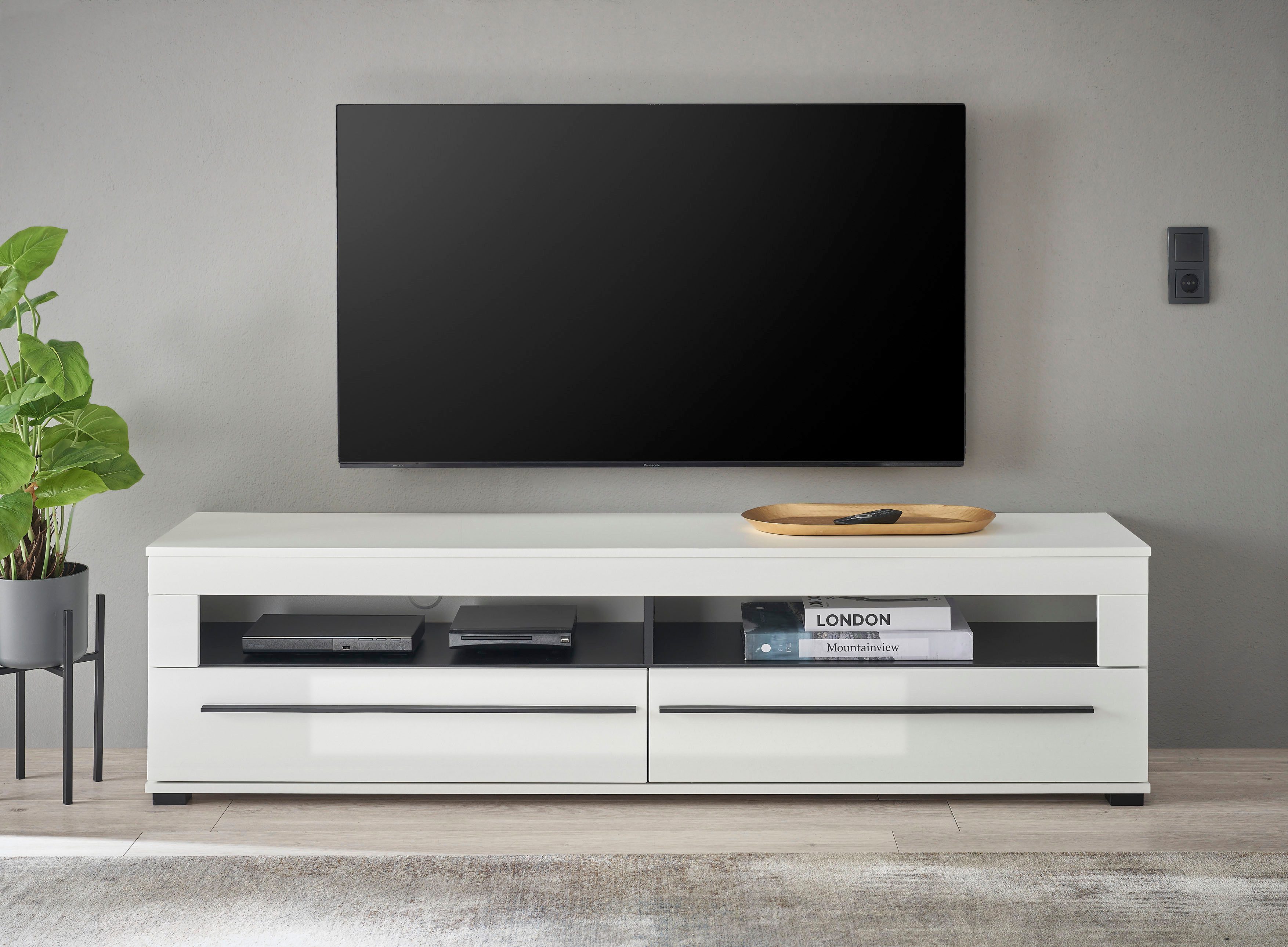 INOSIGN Lowboard modernes TV-Unterteil, Kommode in Eiche Evoke oder weiß, s günstig online kaufen