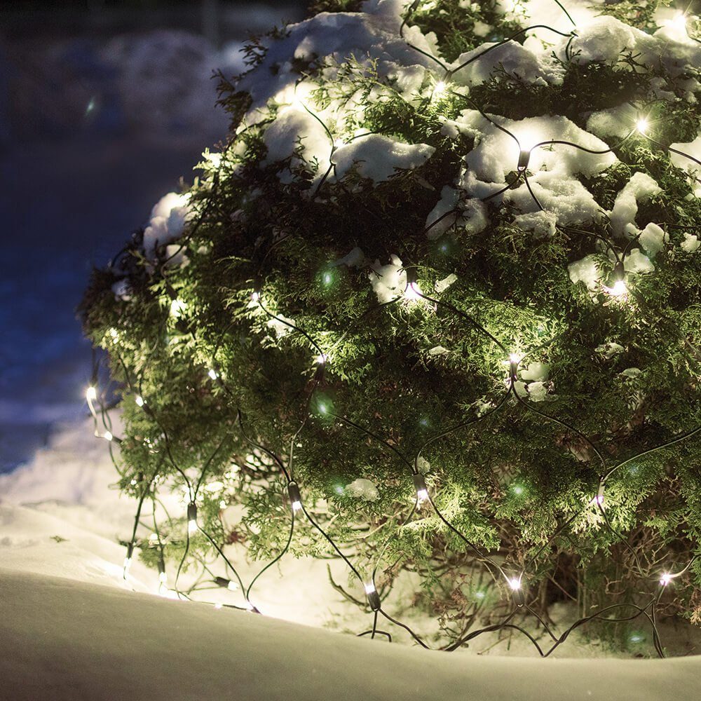 Markslöjd LED-Lichternetz CHRISSLINE COMBI, 100 warmweiße LEDs, Verlängerungs-Kette
