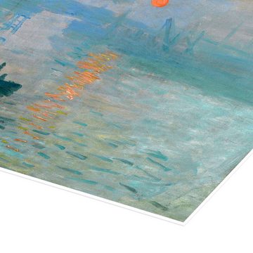 Posterlounge Poster Claude Monet, Impression, Sonnenaufgang, Badezimmer Malerei