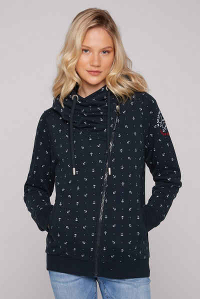 SOCCX Kapuzensweatjacke mit Baumwolle