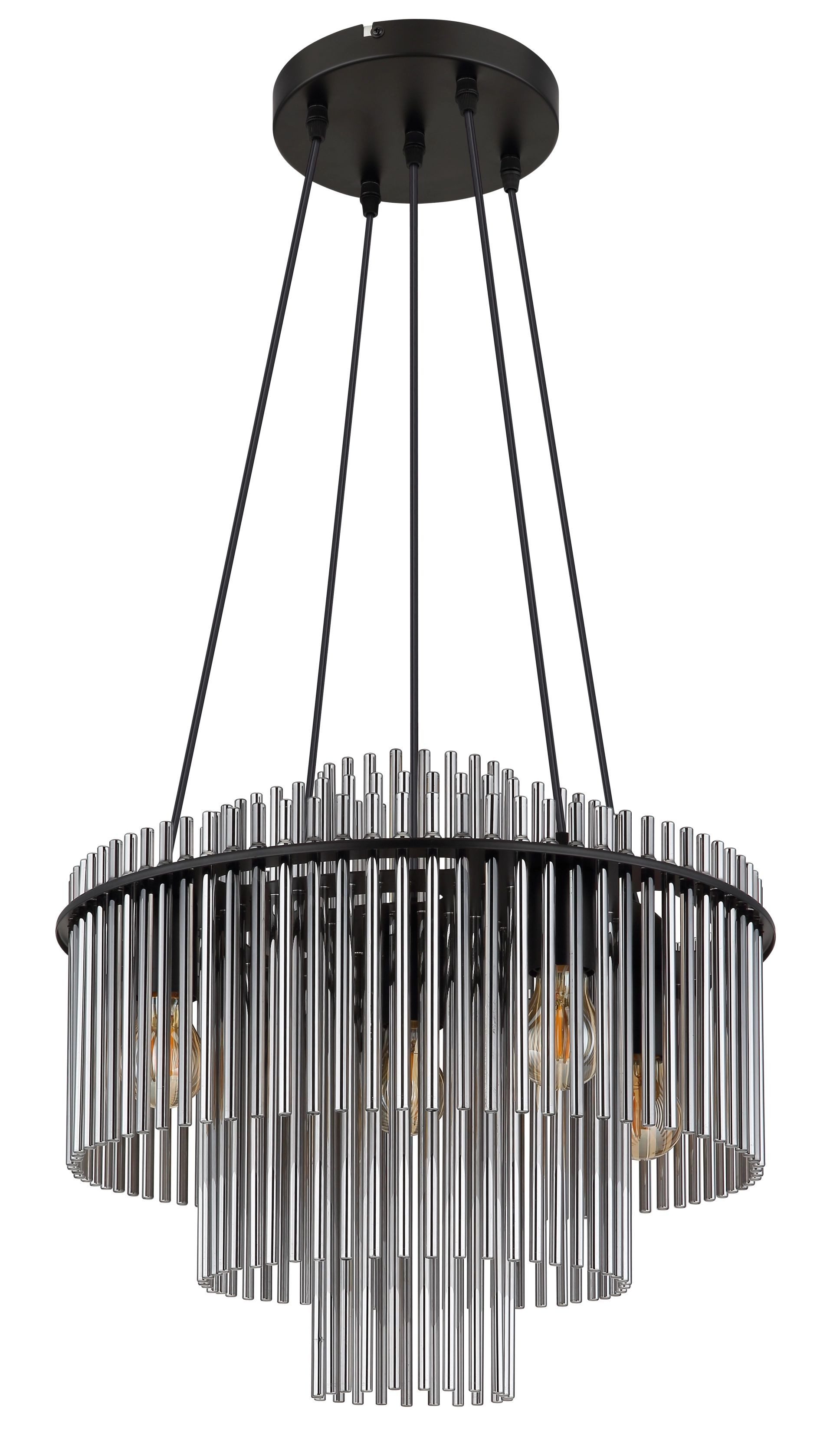GLOBO LIGHTING Pendelleuchte GORLEY, ohne Leuchtmittel, Design Glasstäbe, D günstig online kaufen
