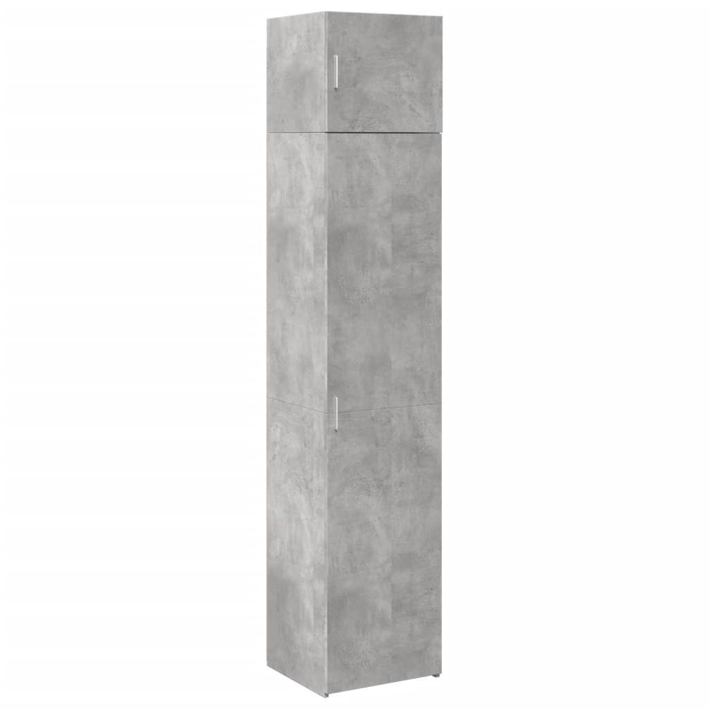 vidaXL Sideboard Hochschrank Schmal Betongrau 45x42,5x225 günstig online kaufen