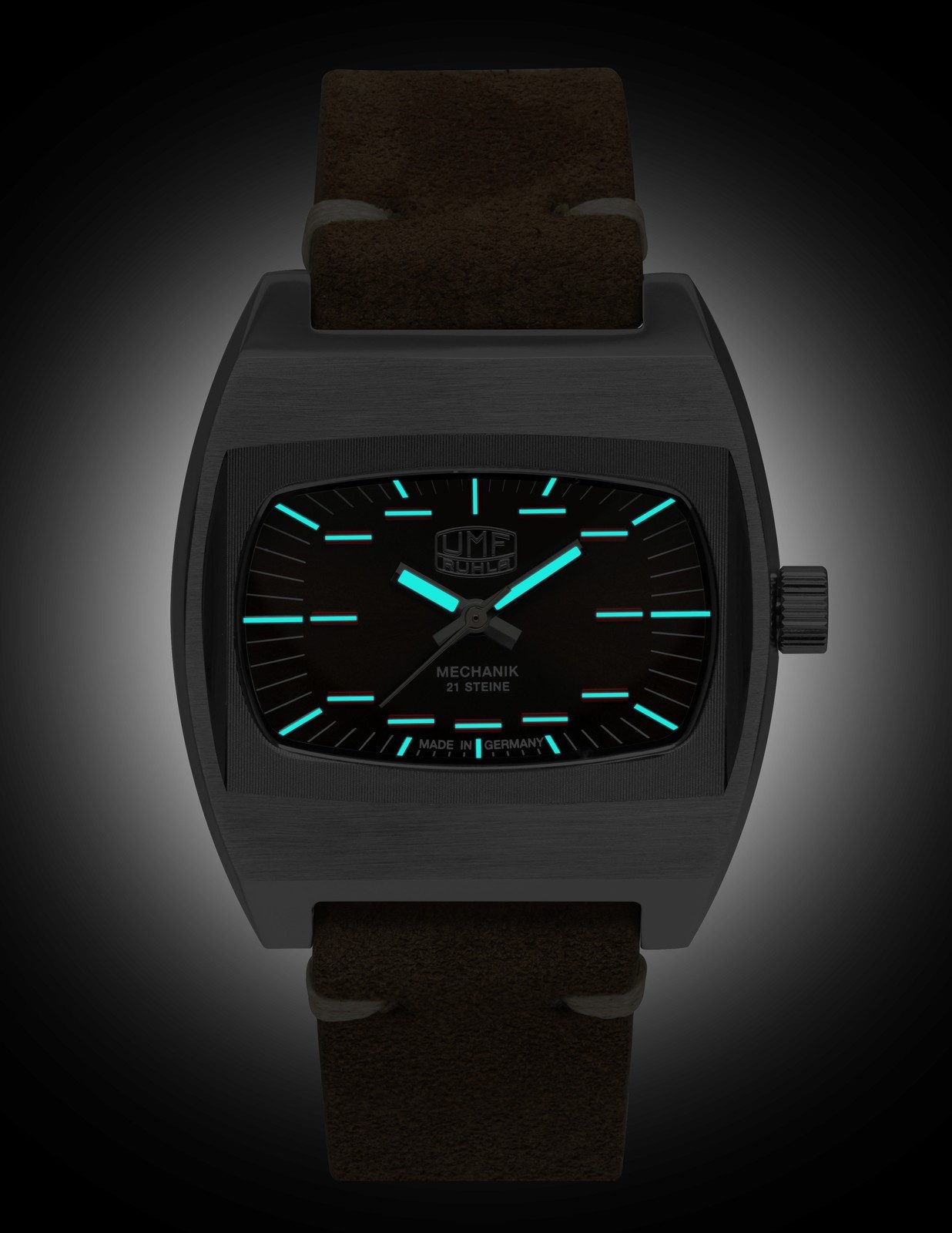 UMF Ruhla Mechanische Uhr Herrenuhr UMF Ruhla Mechanik-Armbanduhr Handaufzug Zaria
