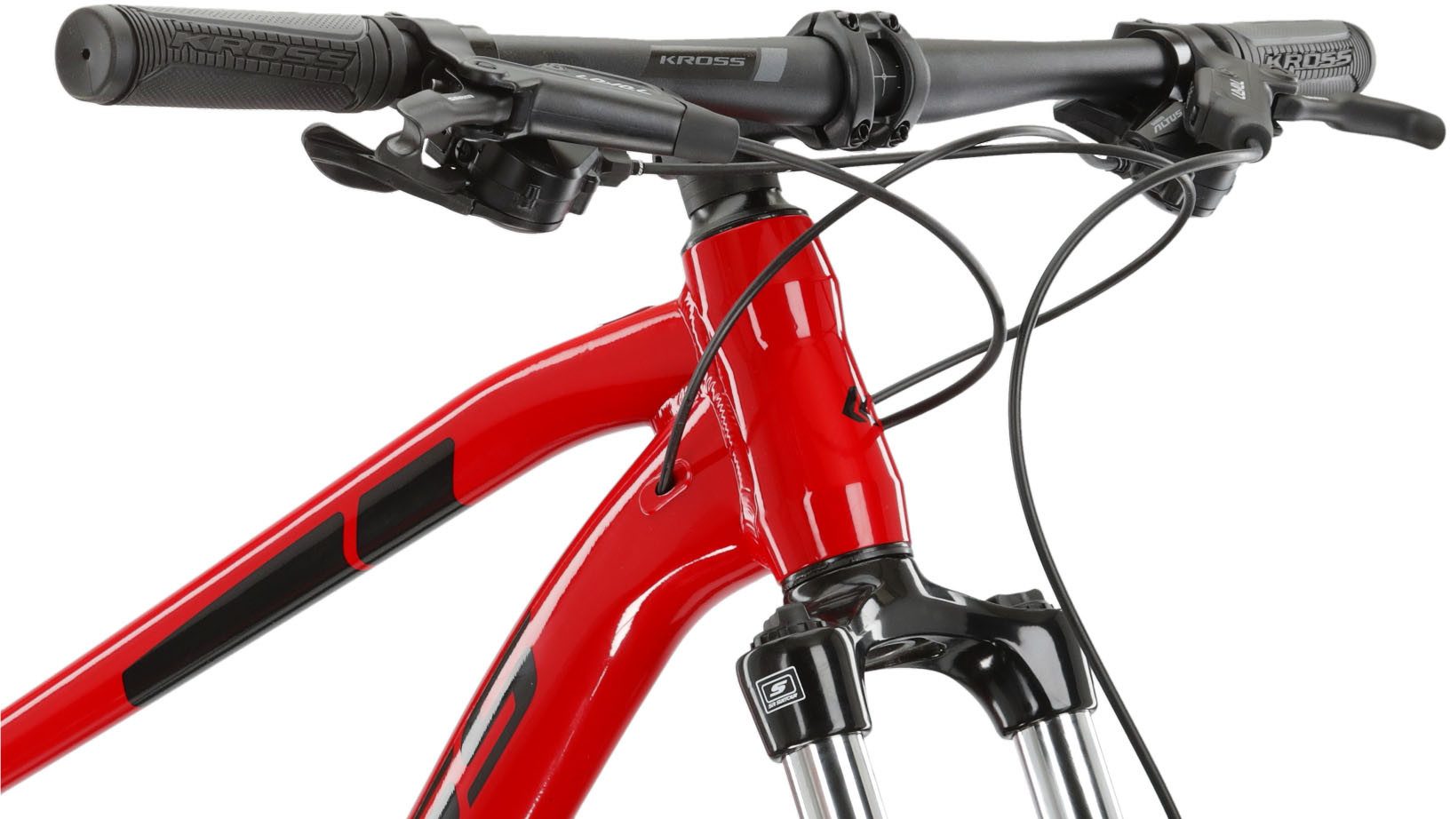 Kross Mountainbike KROSS MTB Hardtail Level 1.0 29" rot 18 Gänge, 18 Gang Shimano Altus M2000 Schaltwerk, Kettenschaltung