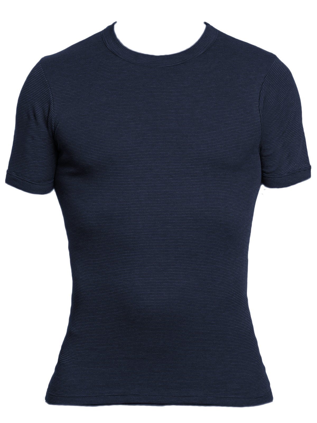 (Stück, 1/2 T-Shirt maritim 1-St) KUMPF Unterziehshirt Herren Materialmix Arm Klimafit