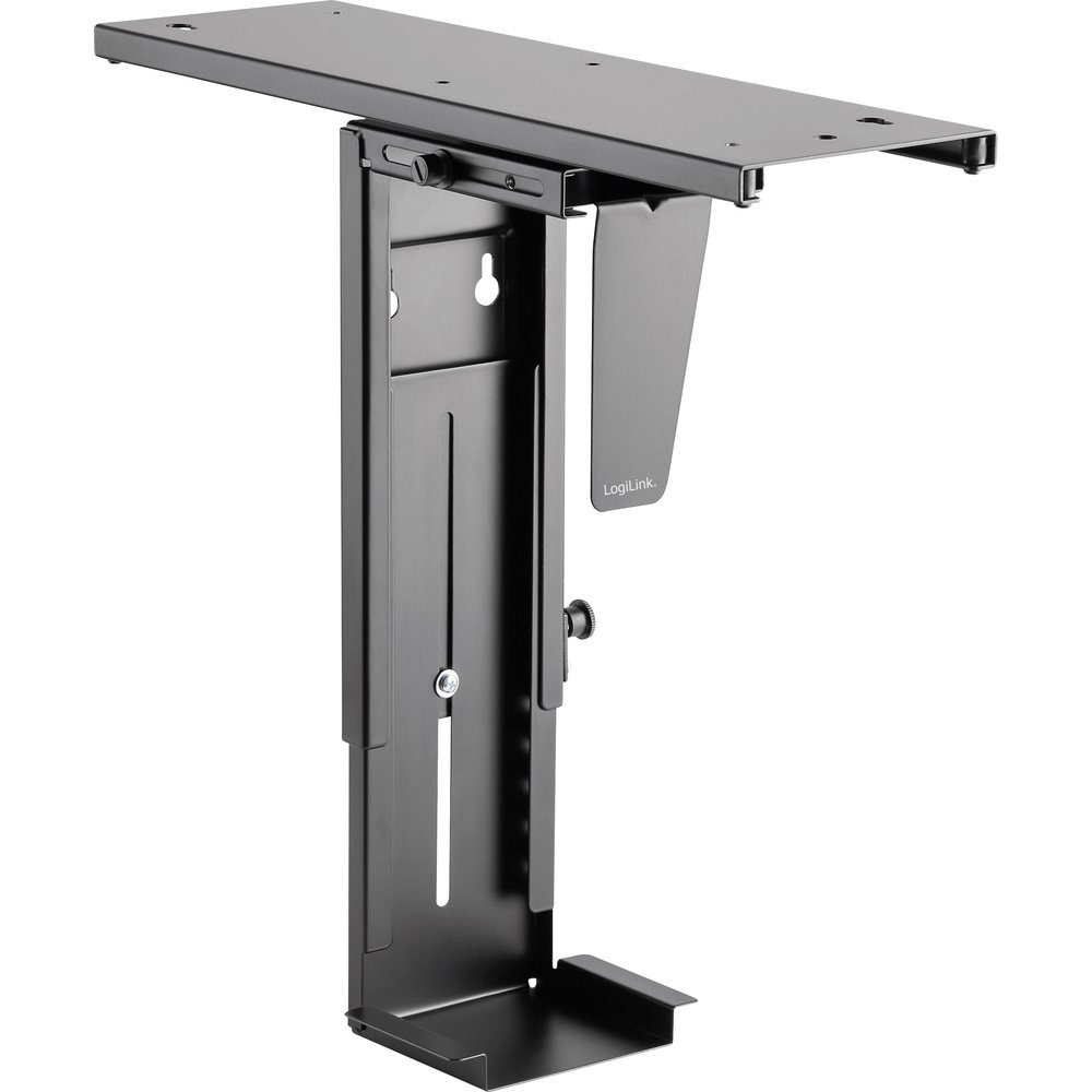 LogiLink Laptop-Ständer LogiLink PC Halterung Untertisch EO0004 Schwarz Belastbar bis=10 kg