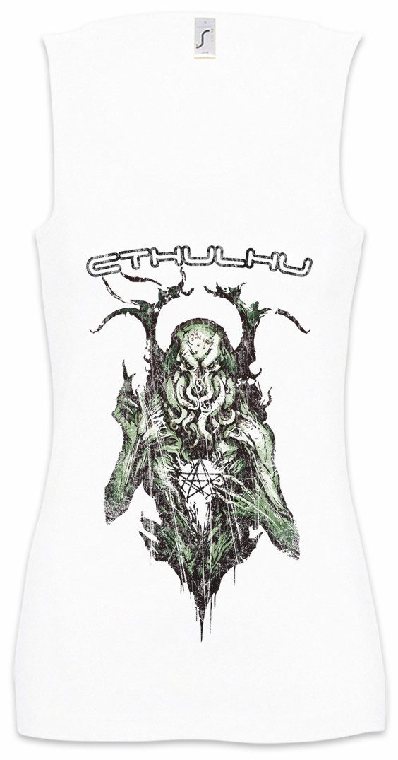 Tanktop Cthulhu I Ärmelloses Damen T-Shirt Call Monster Horror Arkham H. P.
