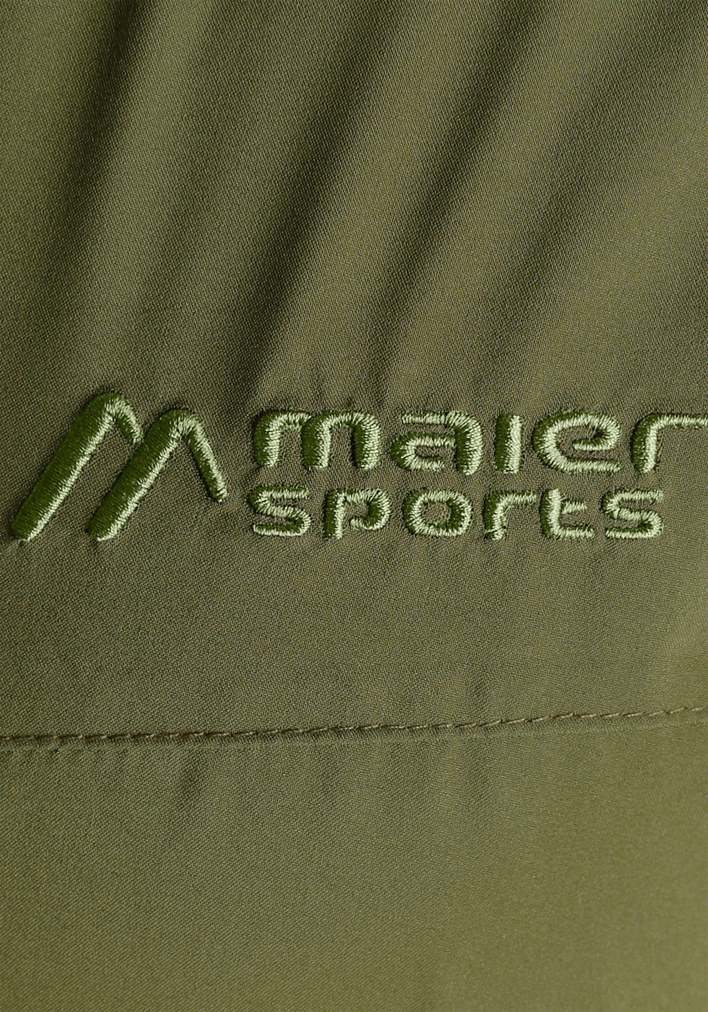 Maier Sports Outdoorjacke großen Größen Übergangsjacke, auch Wasserdichte Dunkelgrün erhältlich in