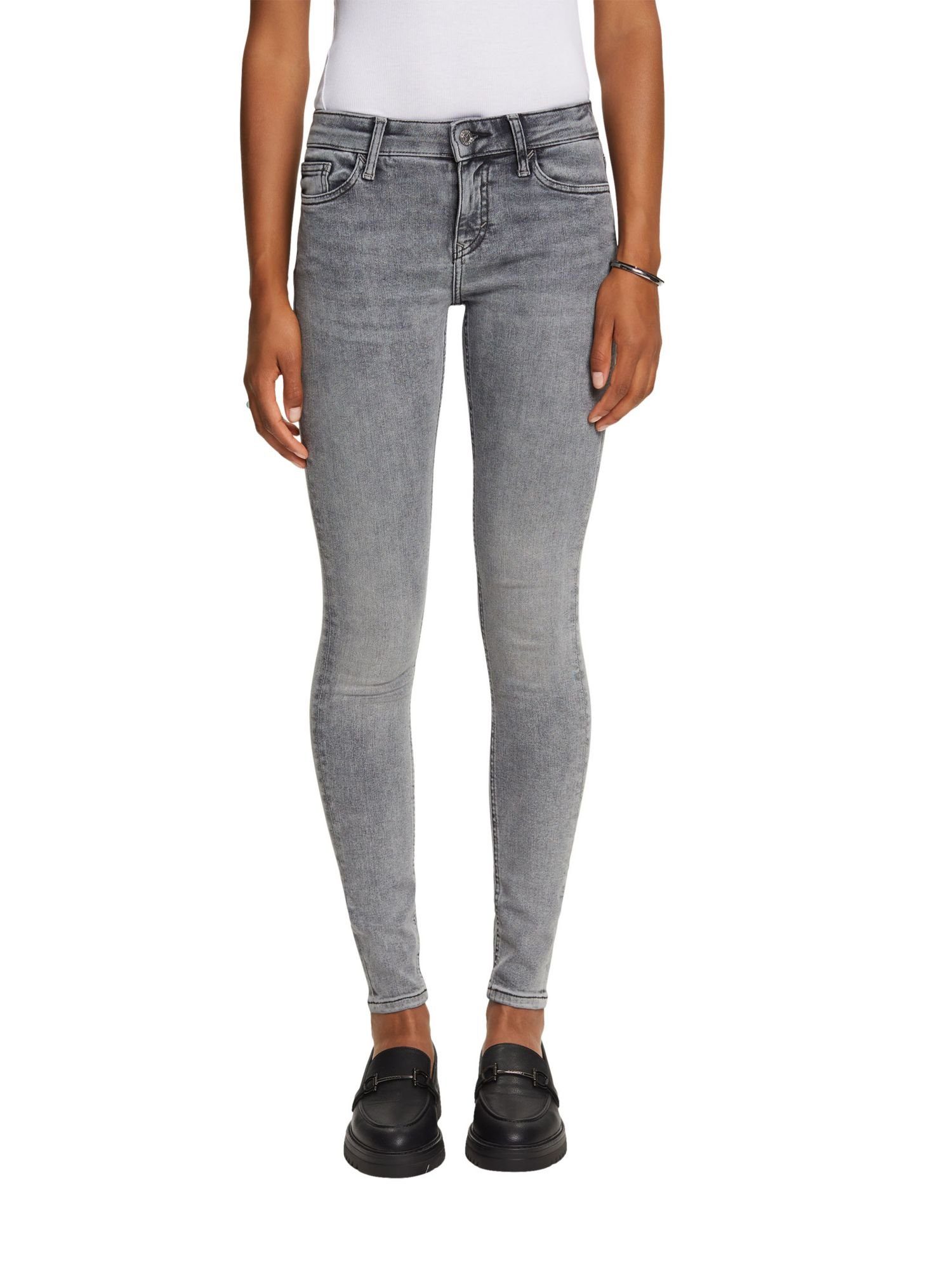 Skinny mittlerer Bundhöhe Skinny-fit-Jeans Jeans mit Esprit