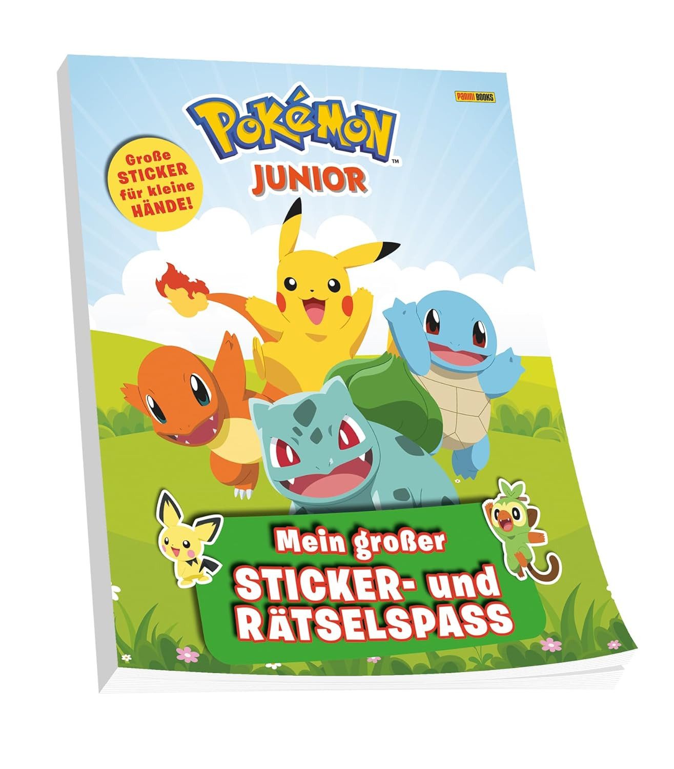 PANINI VERLAG Stickerbuch Pokémon Junior: Mein großer Sticker- und Rätselspaß: Activityblock