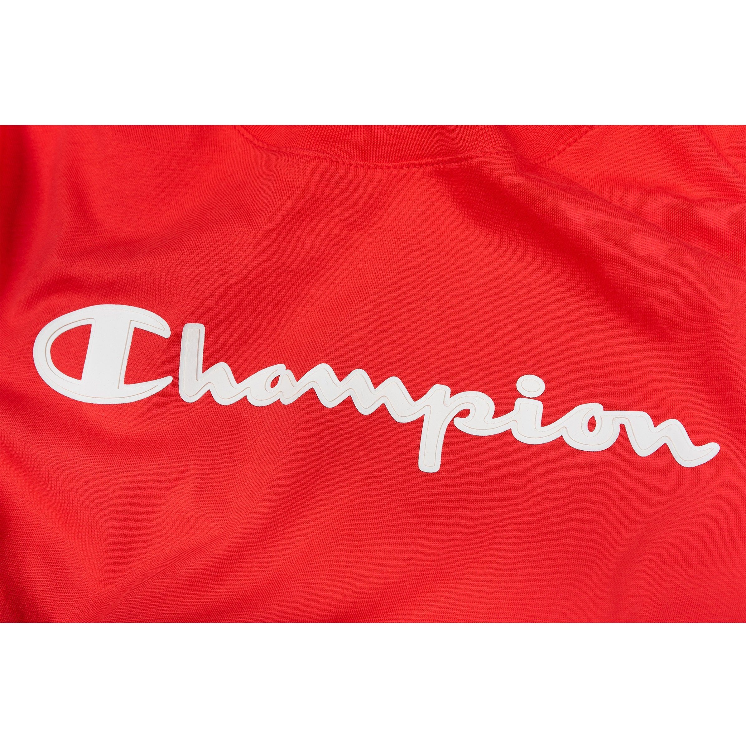 Champion T-Shirt Champion rot Crewneck T-Shirt 112019 Damen (por) Adult