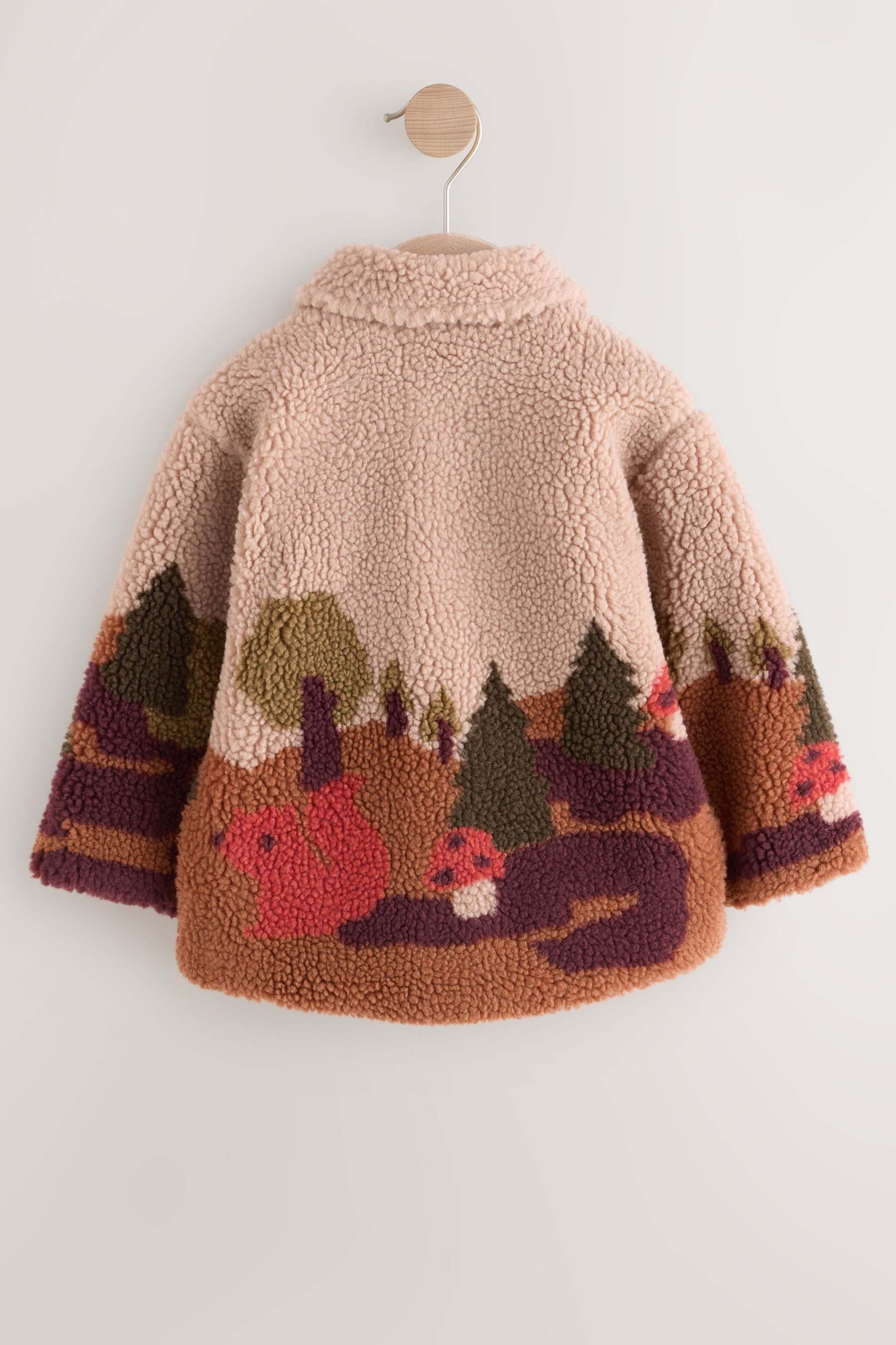 Next Outdoorhemd Hemdjacke mit aus Fleece mit Borg (1-tlg)