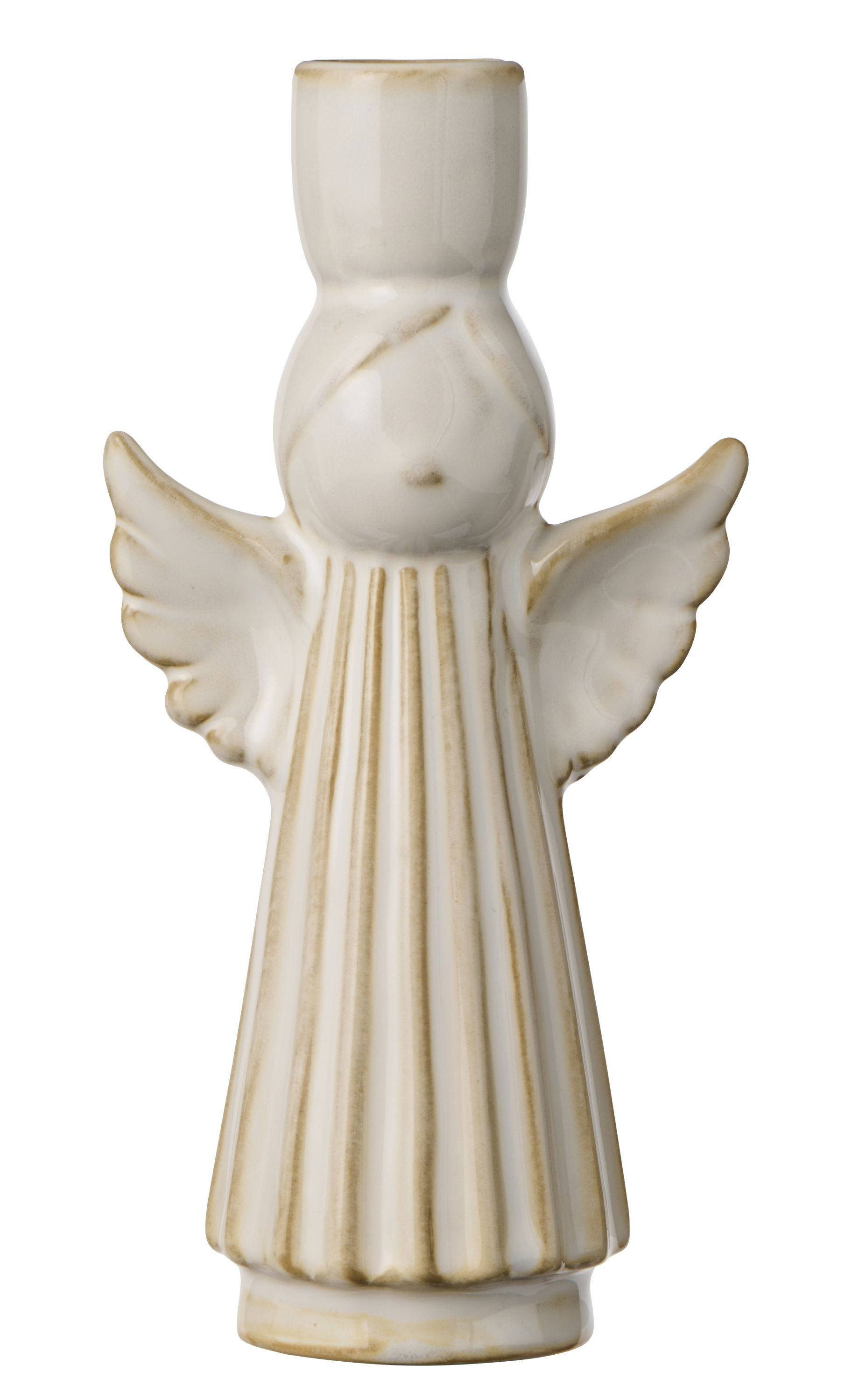 Ib Laursen Kerzenhalter Ib Laursen Kerzenhalter Engel Cream H16,5cm Weihnac günstig online kaufen