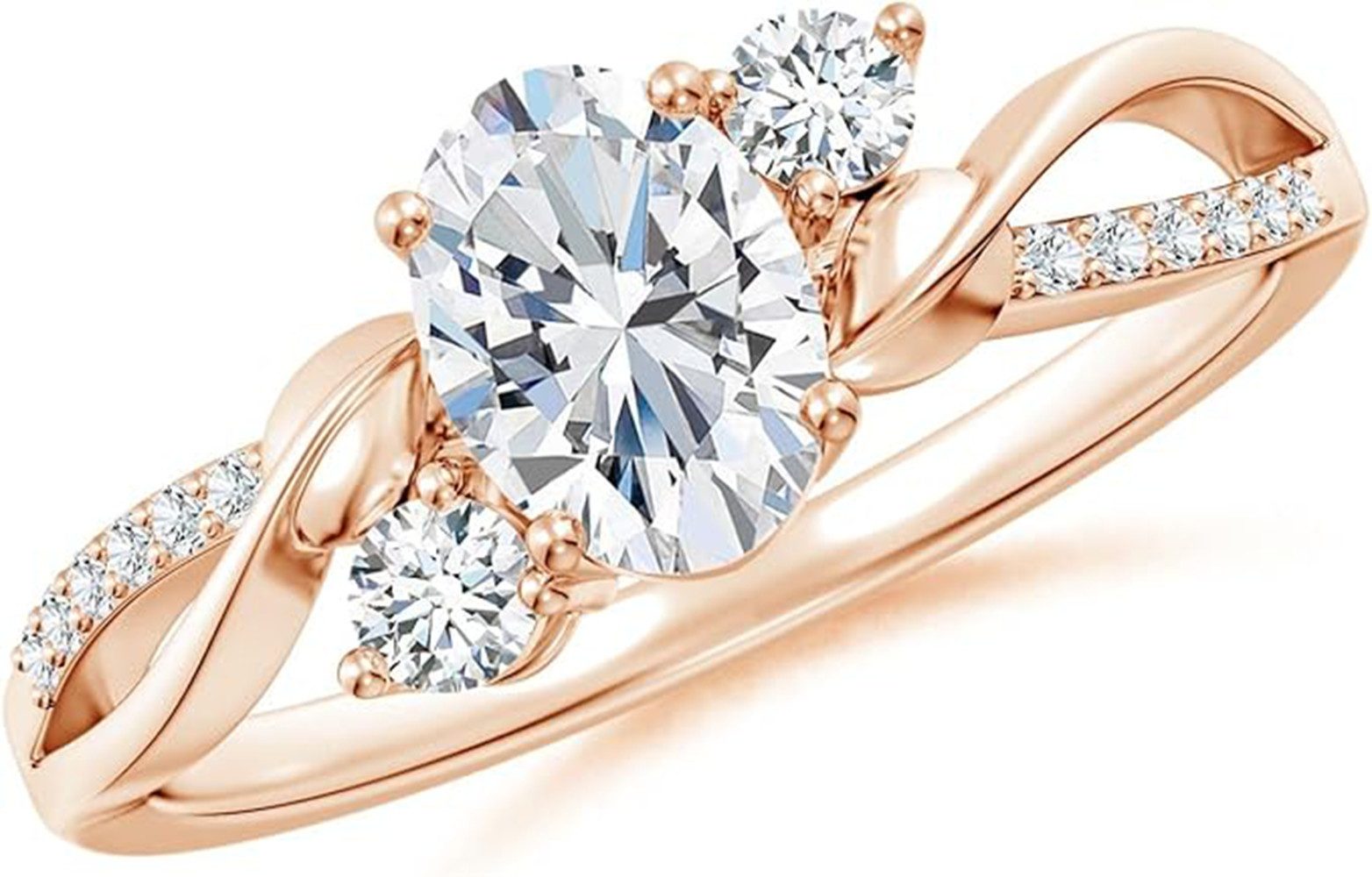 Jumpeak Diamantring 1ct VS1,Verlobungsringe frau,Damen geschenk,diamant ring damen, Lab grown diamant ring,Eheringe,Valentinstag geschenk für sie