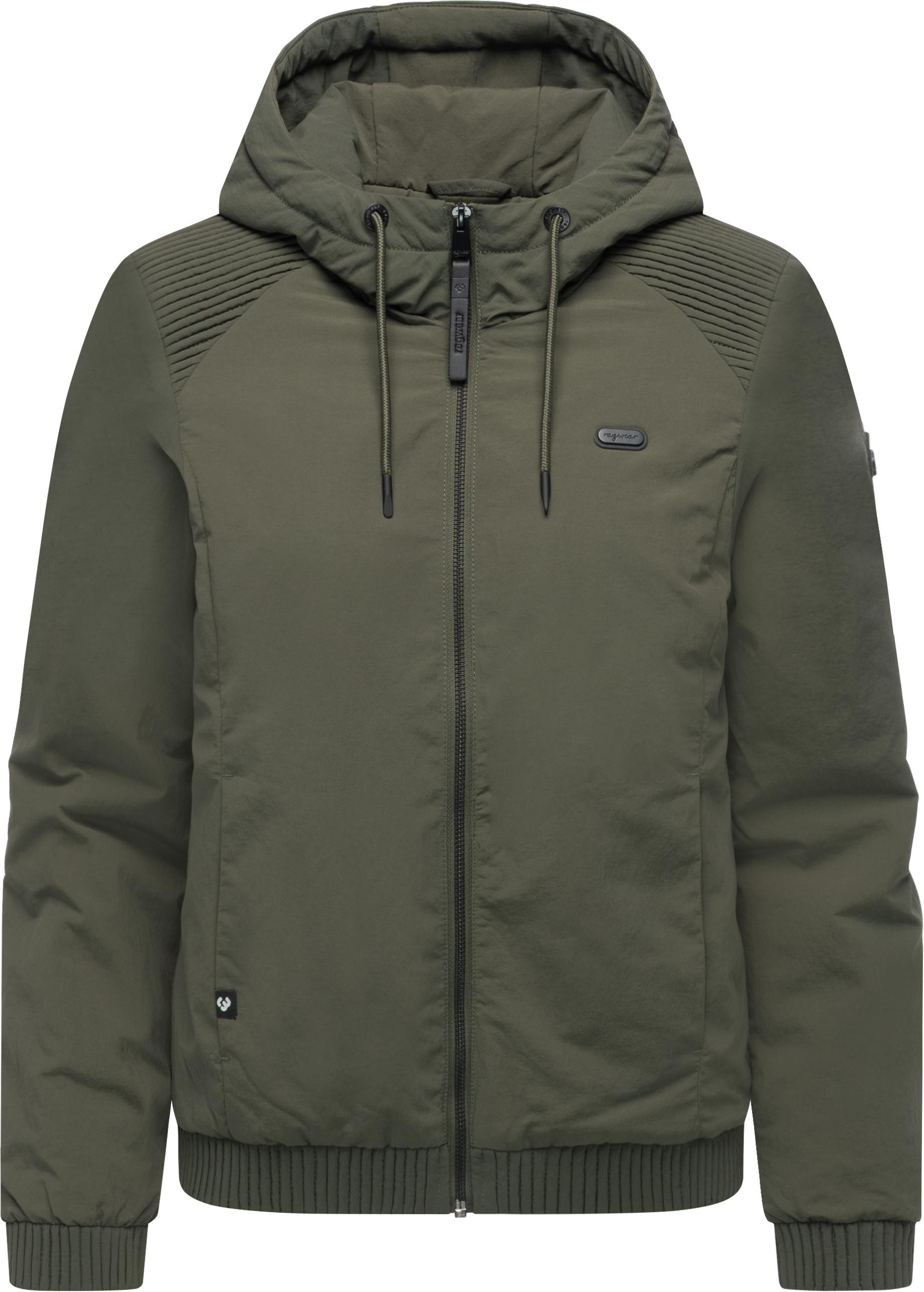 Ragwear Bomberjacke Chinta Warm YOUMODO Warme Übergangsjacke mit elastischen Bündchen