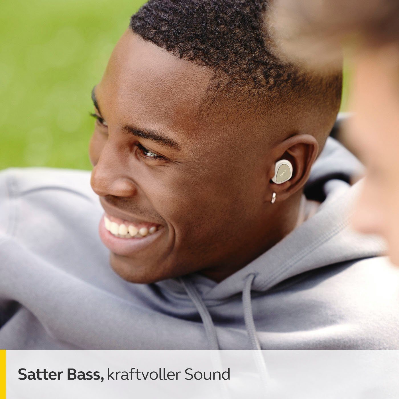 Jabra Elite 3 In-Ear-Kopfhörer (Geräuschisolierung, Google gold-beige Bluetooth) Alexa, Siri, Assistant