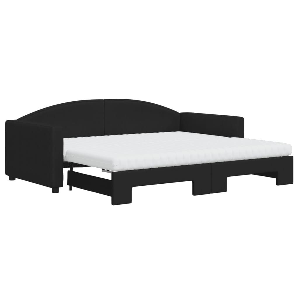vidaXL Bett Tagesbett Ausziehbar mit Matratzen günstig online kaufen
