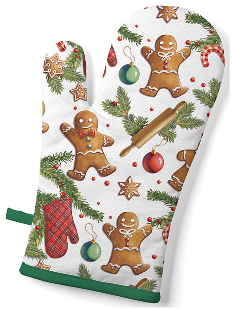 Ambiente® Topfhandschuhe Gingerbread cookies, (1-tlg., 1-teilig), Ofenhands günstig online kaufen