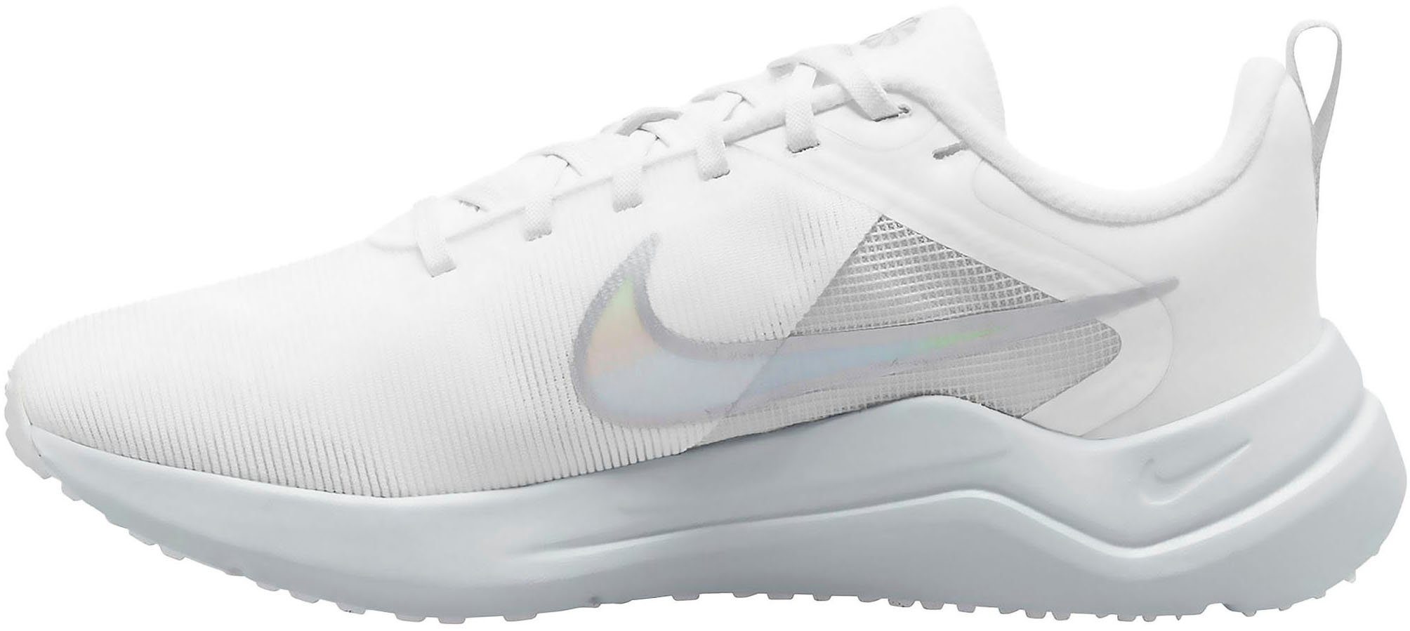 Nike DOWNSHIFTER 12 Laufschuh WHITE-METALLIC-SILVER-PURE-PLATINUM