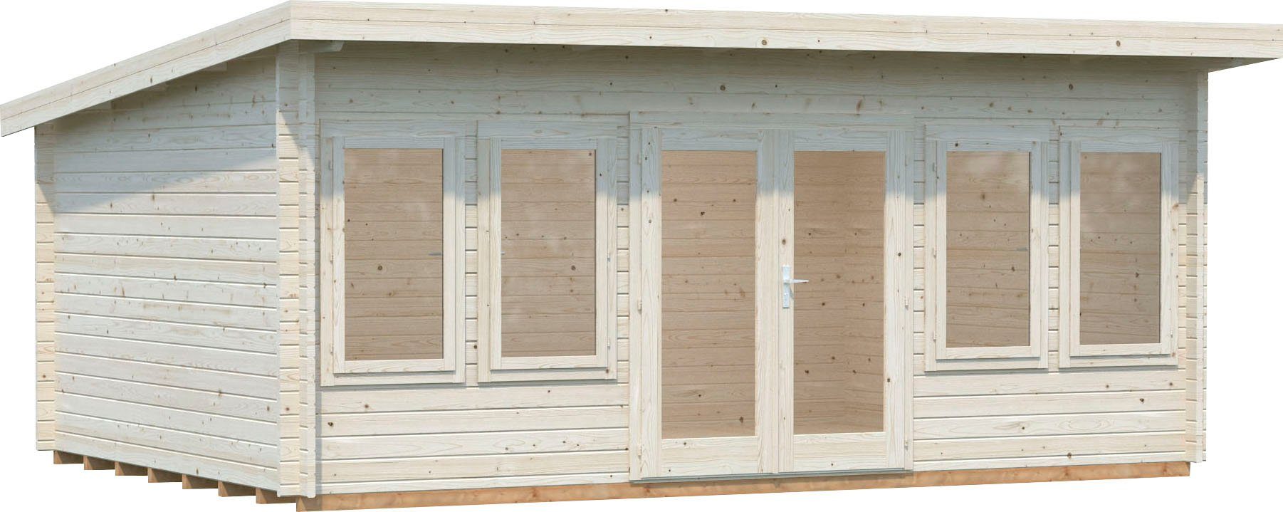 Palmako Gartenhaus Lisa, BxT: 578x447 cm, (Set), 19,4 m², mit Fußboden im Gartenhaus