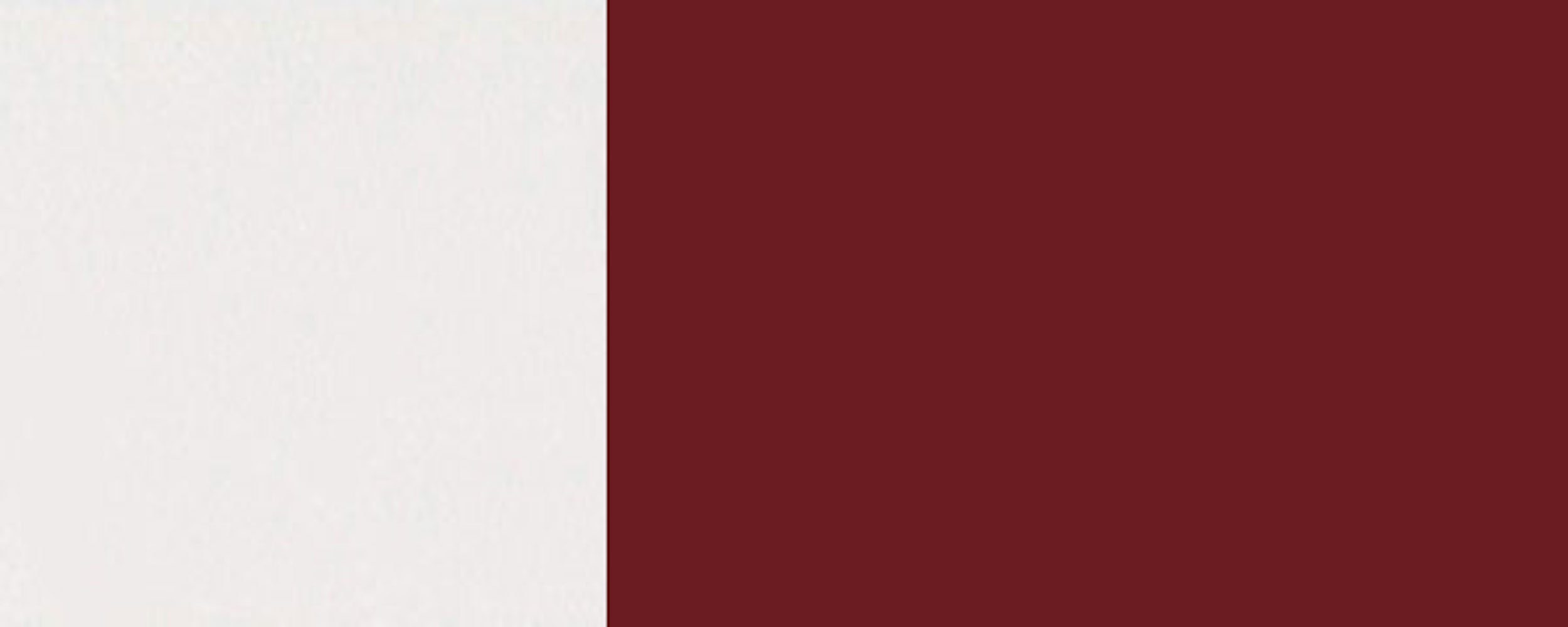 Spülenunterschrank & Schublade mit Korpusfarbe matt purpurrot Front- Rimini RAL 1 60cm Feldmann-Wohnen wählbar (Rimini) 3004 (Vollauszug)