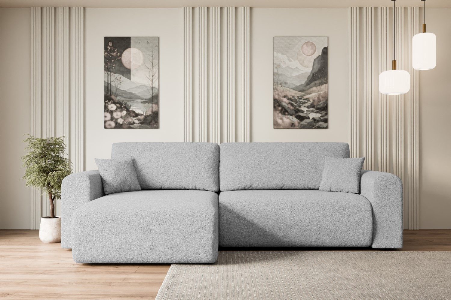 ALTDECOR Ecksofa ORRO-L, Couch mit Schlaffunktion, günstig online kaufen