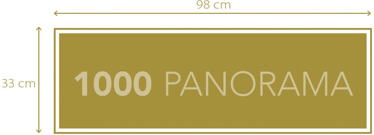 Clementoni® Puzzle Panorama - Das Made Europe, Special Wald Geldes, weltweit schützt Collection 1000 - FSC® in des Haus Puzzleteile, Panorama; Series 
