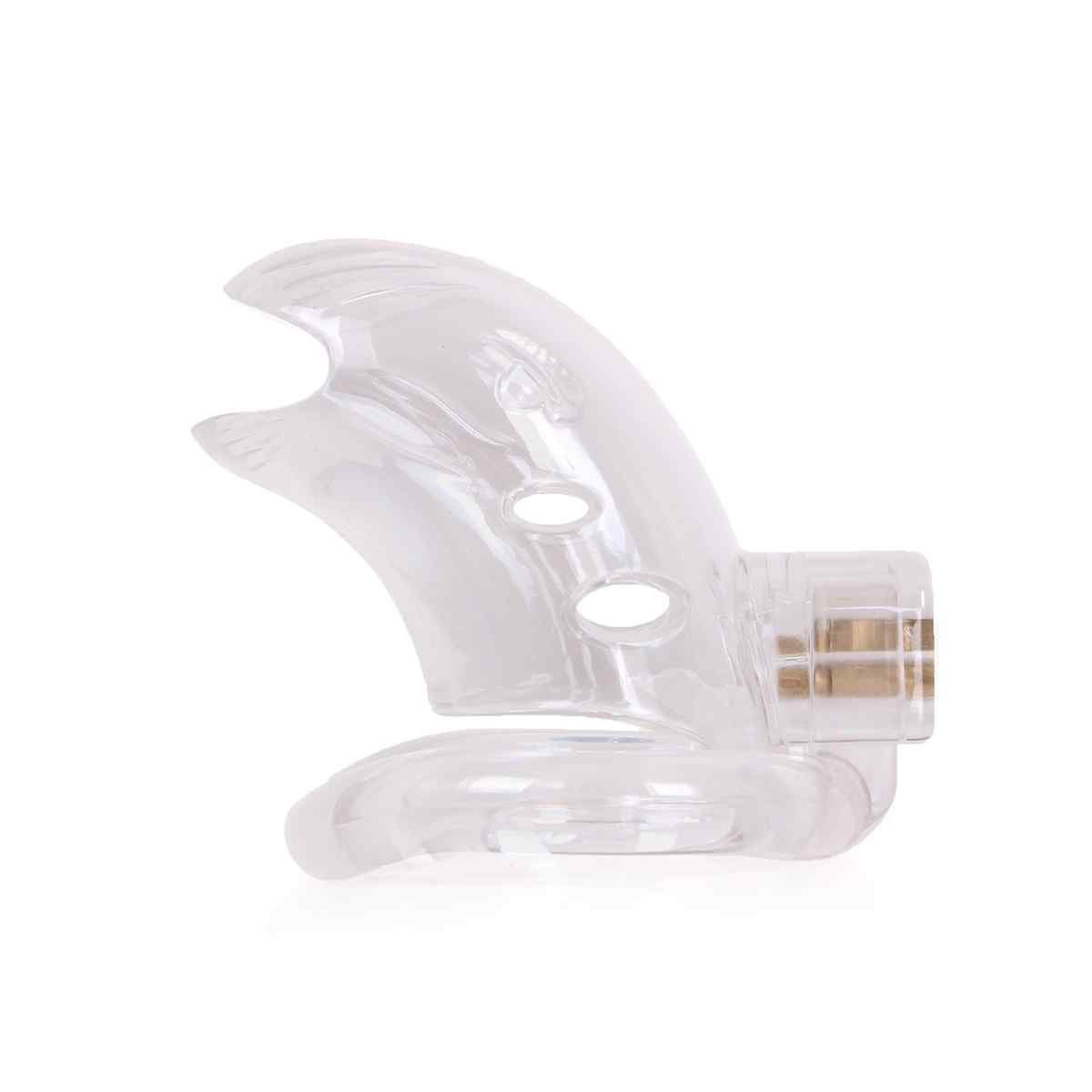 KIOTOS Peniskäfig Plastic Chastity Cage anpassbarer Clear, Durchmesser