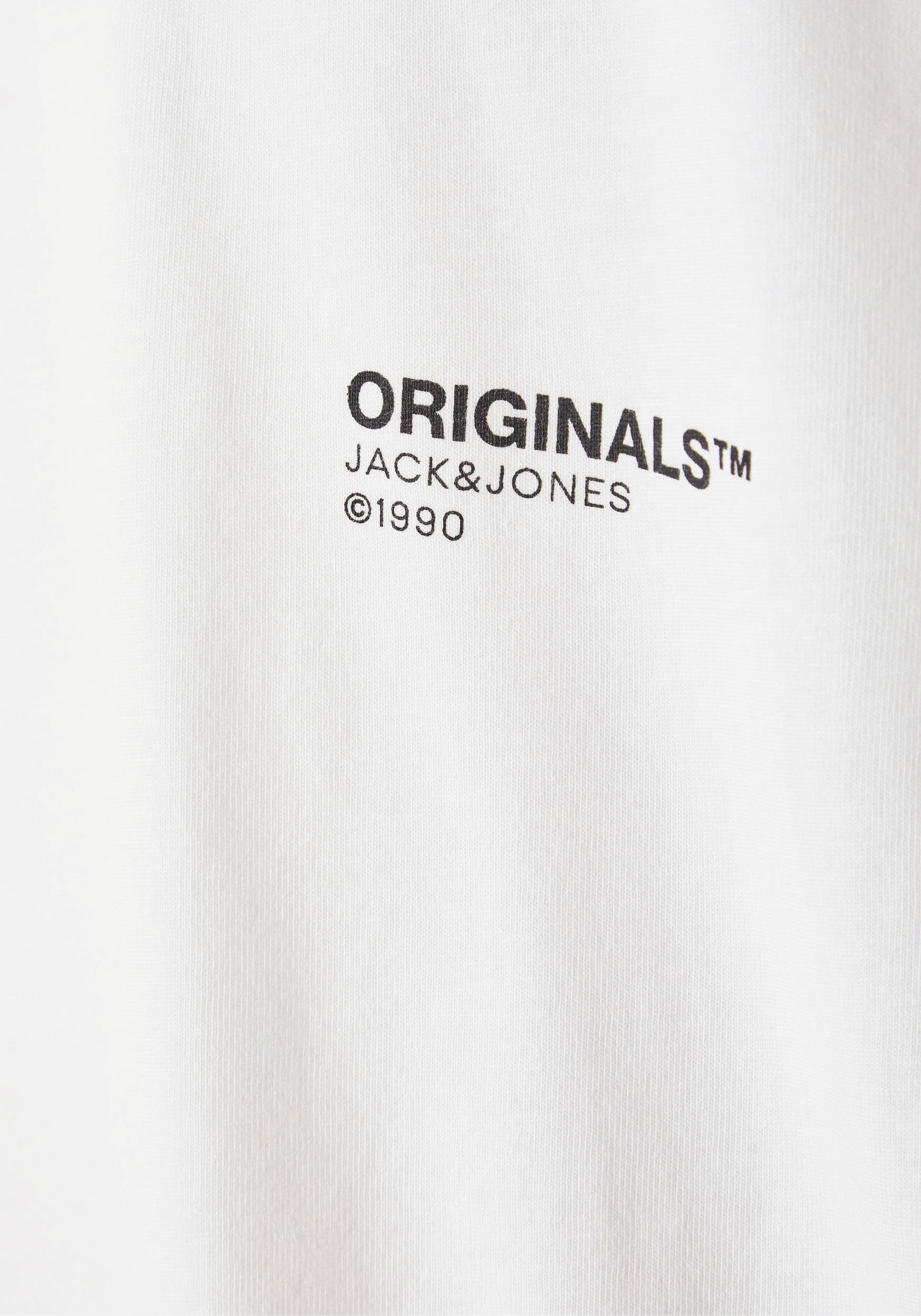 Jones Bright White T-Shirt & NECK TEE CREW Jack JORCLEAN