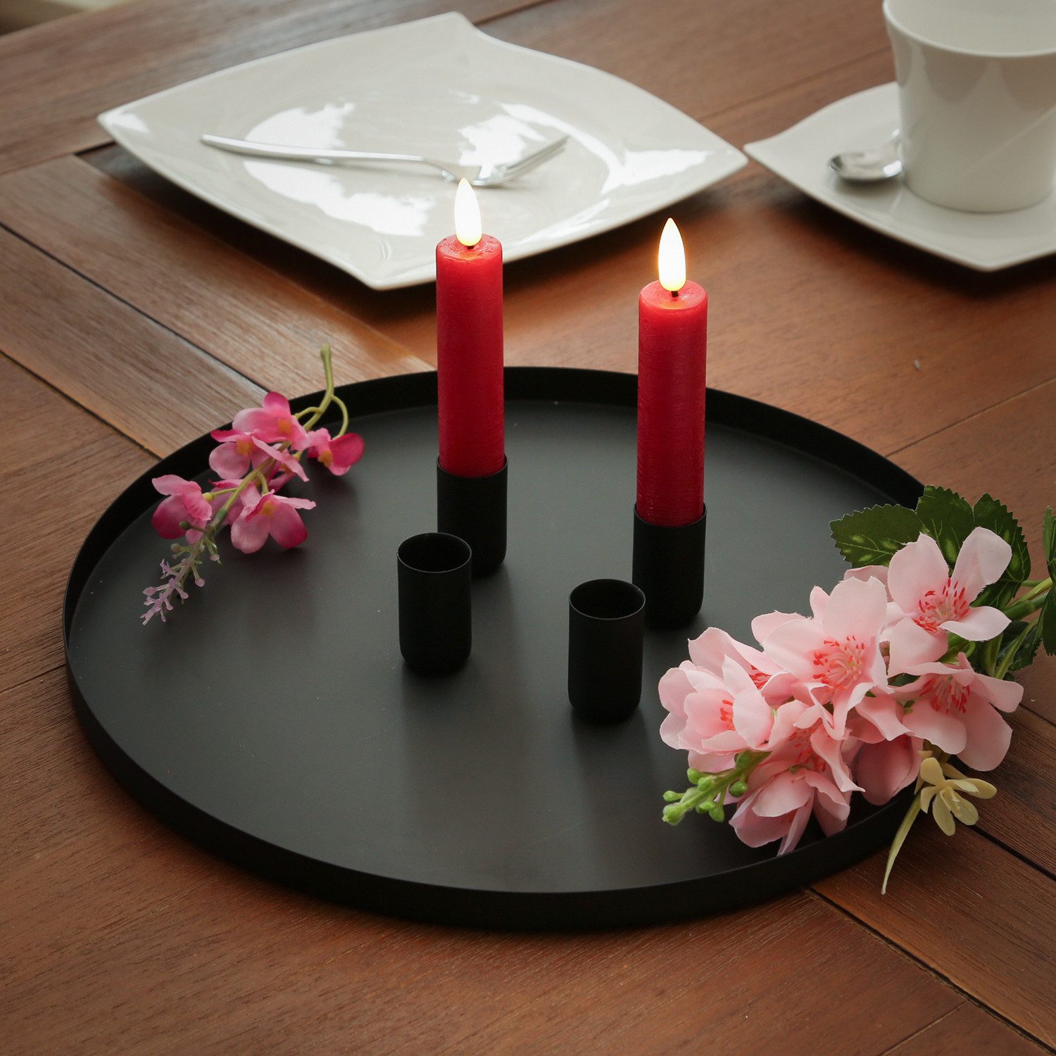 MARELIDA Kerzentablett Stabkerzenhalter magnetisch Kerzenständer D: günstig online kaufen