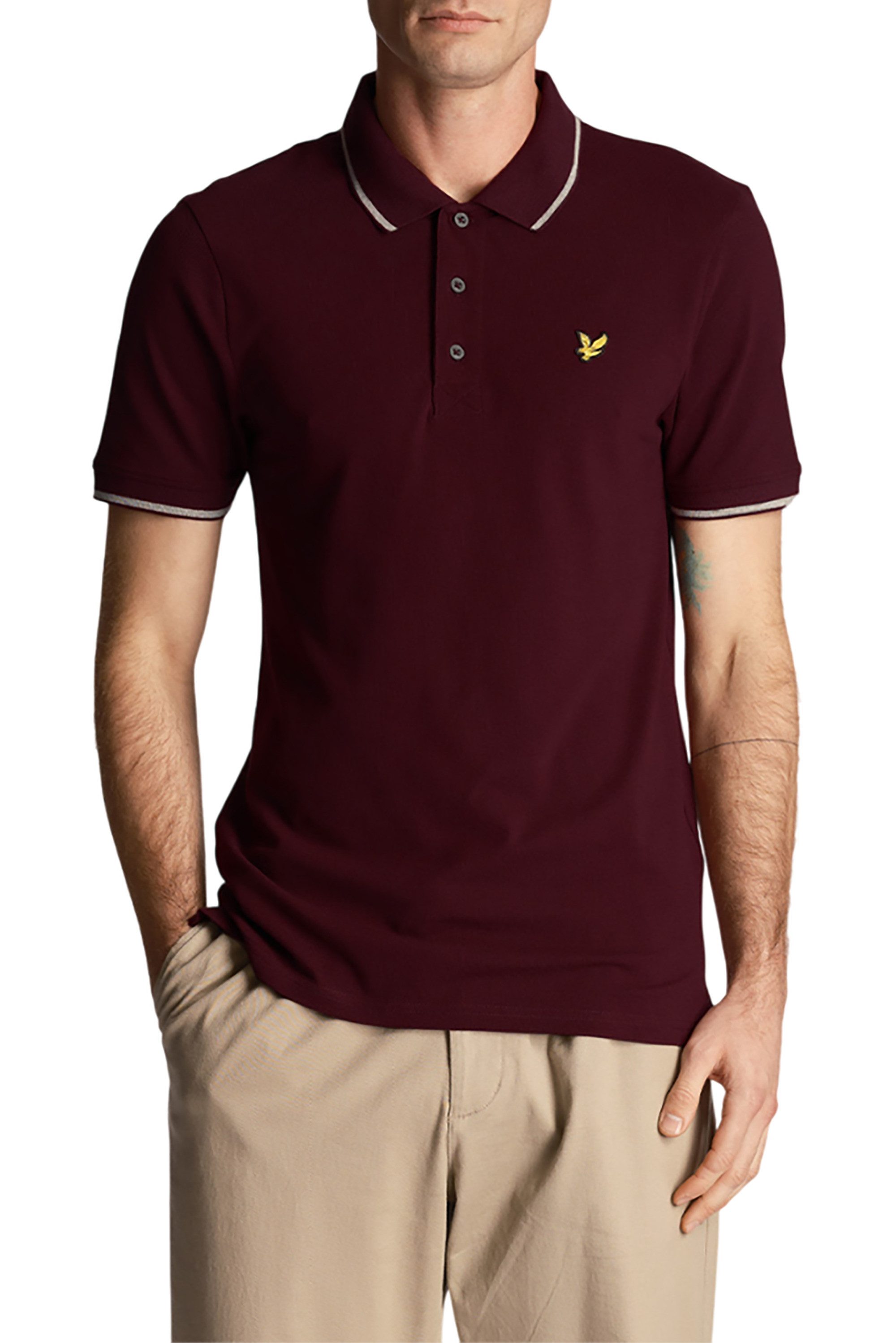 Lyle & Scott Poloshirt, Pique Baumwolle, günstig online kaufen