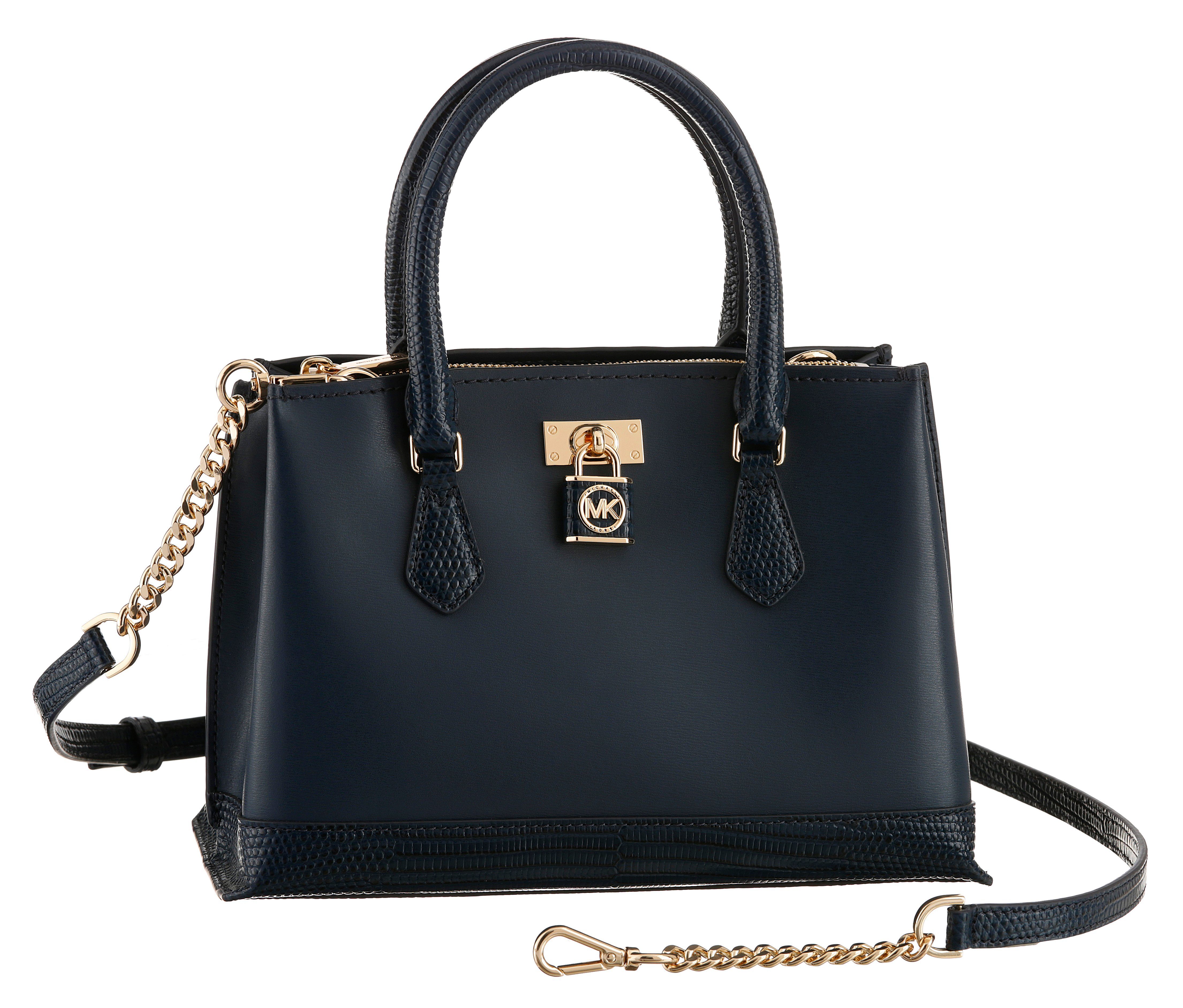 MICHAEL KORS Henkeltasche Ruby SM Satchel, mit goldfarbenen Details