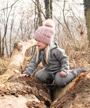 Ehrenkind Overall Walkoverall Baby aus Natur Schurwolle mit Reißverschluss Wollwalk Overall Baby