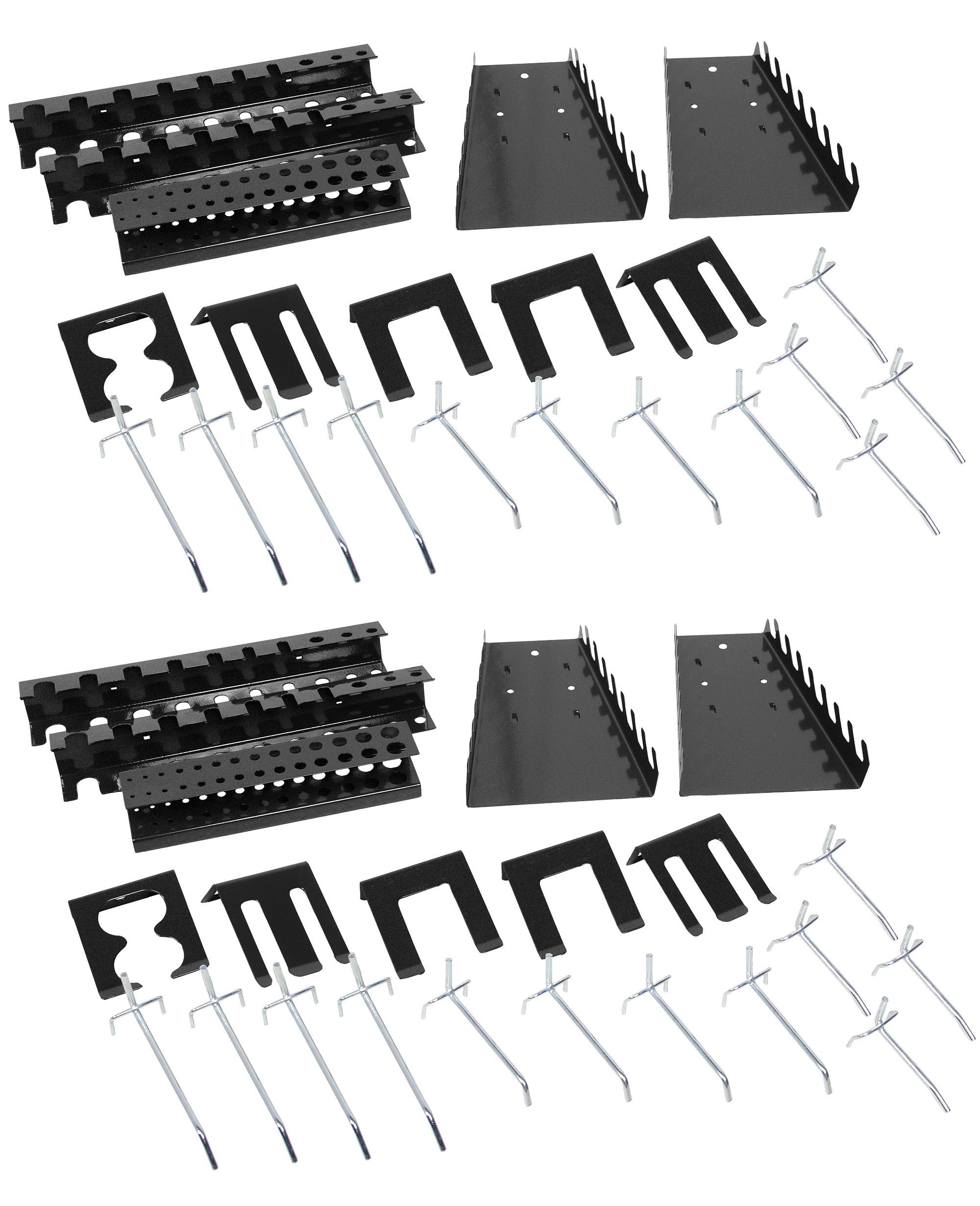 ONDIS24 Lochwand-Ausstattung Lochwandhaken,22 - teilig, Hakensortiment, 2-t günstig online kaufen