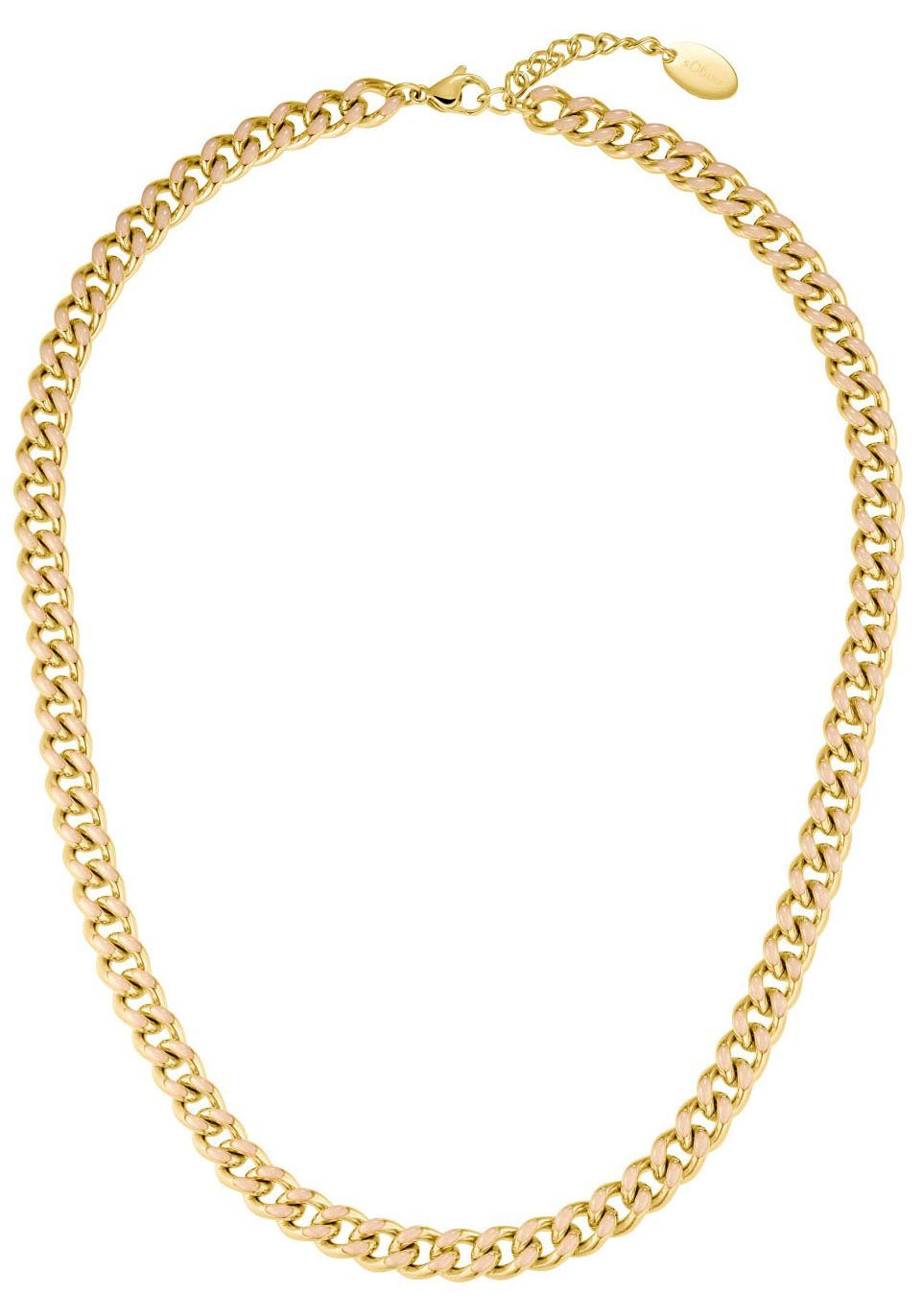 s.Oliver Edelstahlkette 2036845 goldfarb...