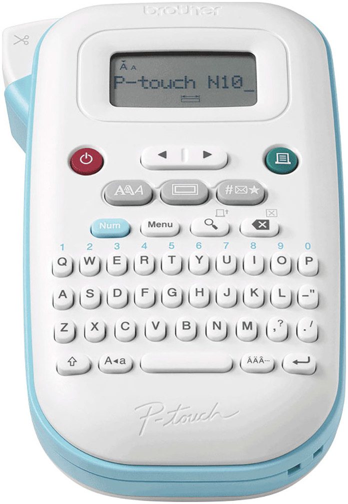 Brother PT-N10 Etikettendrucker, (Mobiles Beschriftungsgerät für die Organisation zu Hause)