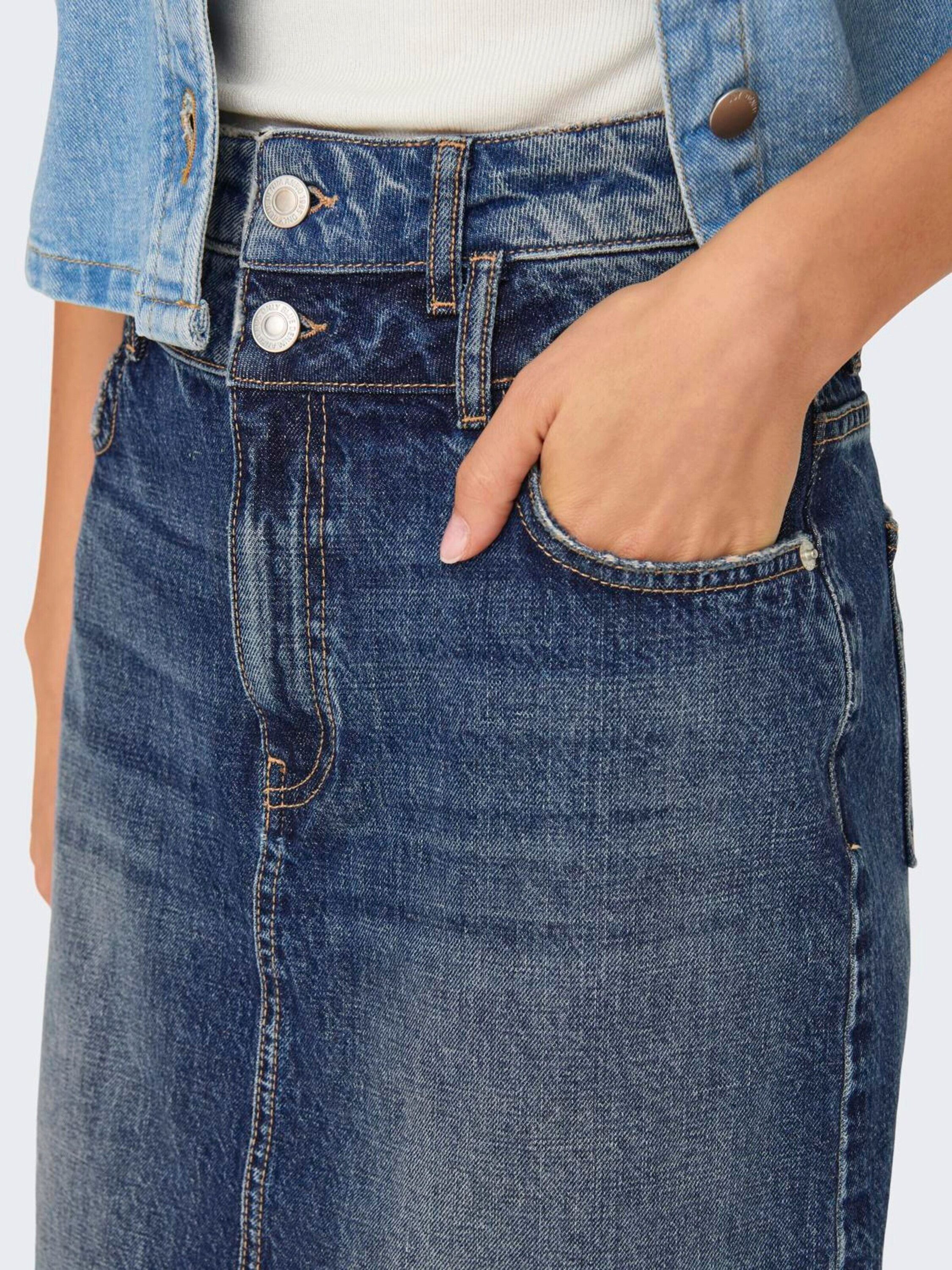 ONLY Jeansrock ONLJacky (1-tlg) Plain/ohne Details günstig online kaufen