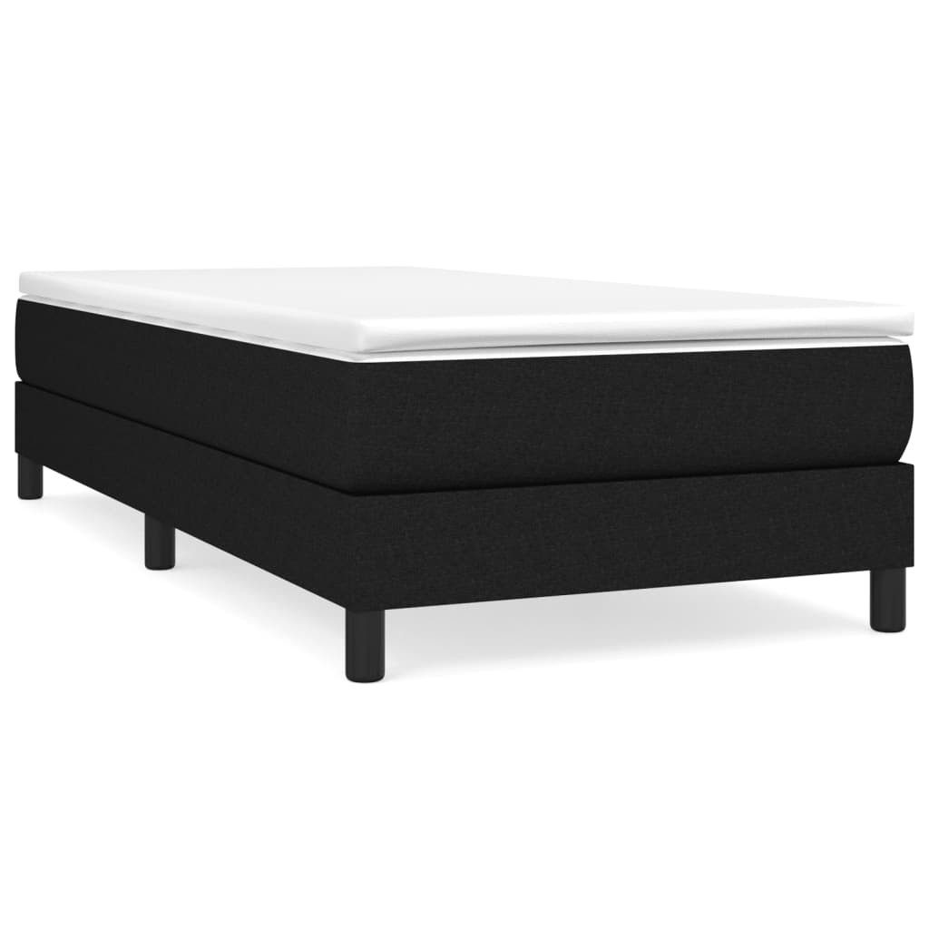 furnicato Bett Boxspringbettgestell Schwarz 90x200 cm Stoff (1-tlg) günstig online kaufen