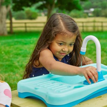 TP Toys Garten-Kindersitzgruppe Picknicktisch, für Kinder mit Waschbecken, Holz