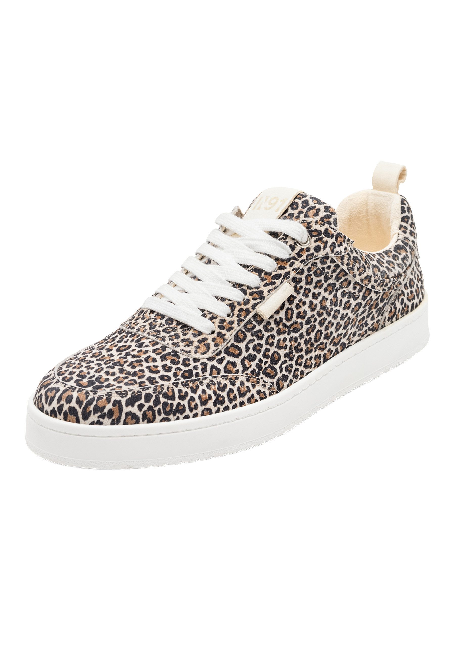 N91 Court M AA Herrensneaker Sneaker Turnschuh Leder handgefertigt, sportlicher Freizeitschuh Herren