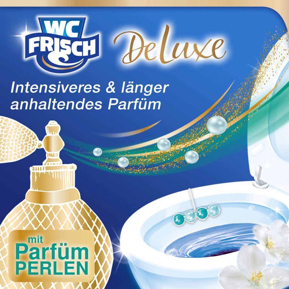 WC Frisch WC-Duftspüler Duftsteine DeLuxe mit Parfümperlen Lovely g), (50 Jasmin