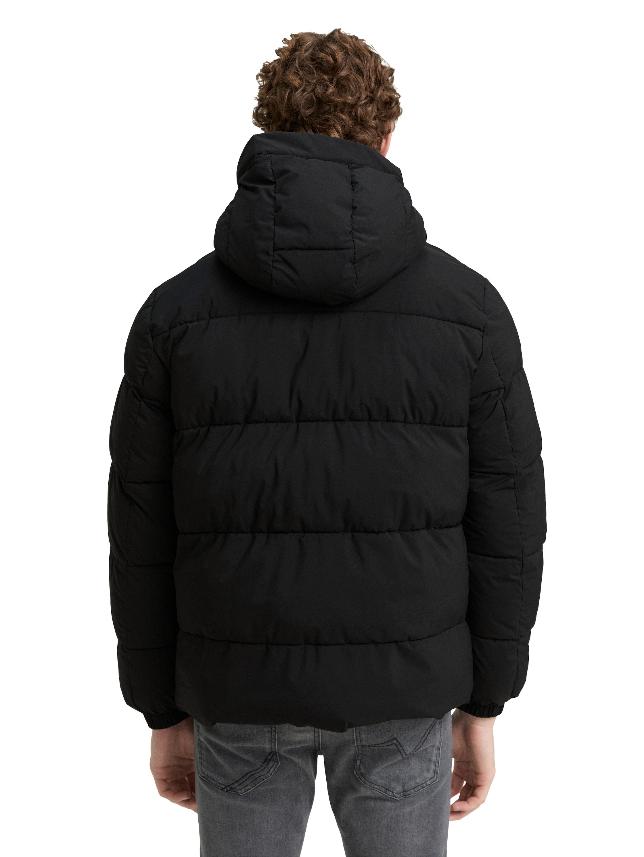 TOM TAILOR Denim Steppjacke mit Kapuze günstig online kaufen