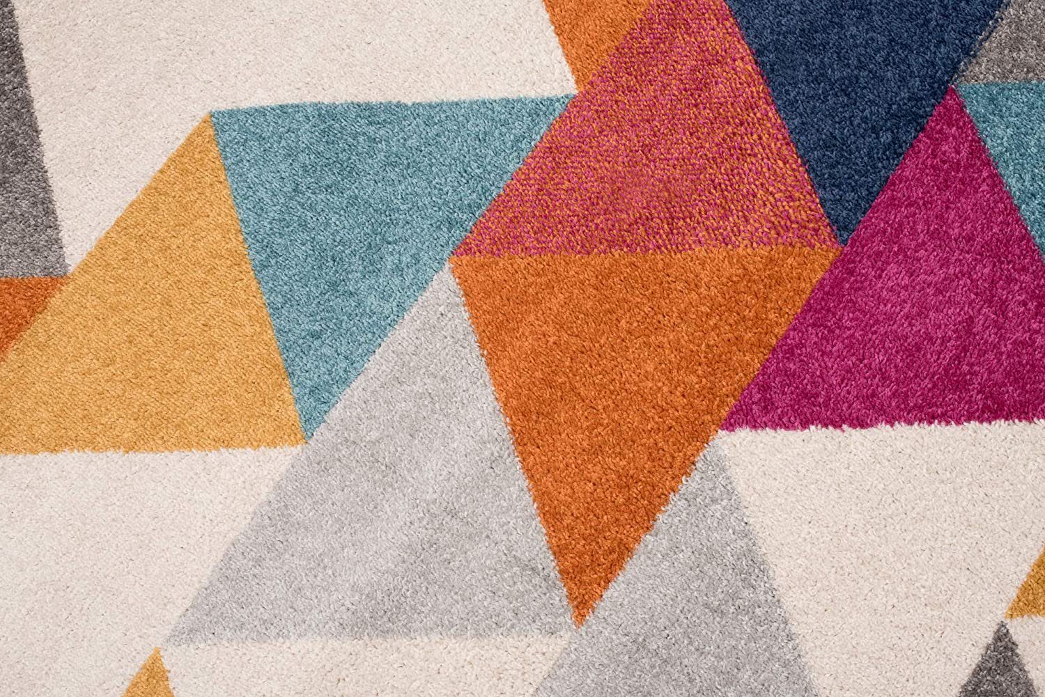 LAZUR_Geometric, Mazovia, Geometrisch, Gemustert Modern, Teppich Kurzflor, 80x150, Bunt