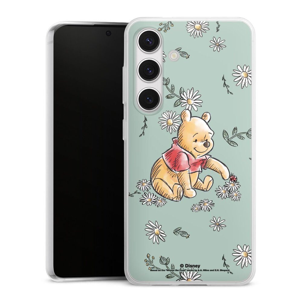 DeinDesign Handyhülle Winnie Puuh Disney Offizielles Lizenzprodukt Daisy and Bug Love, Samsung Galaxy S24 Slim Case Silikon Hülle Ultra Dünn Schutzhülle