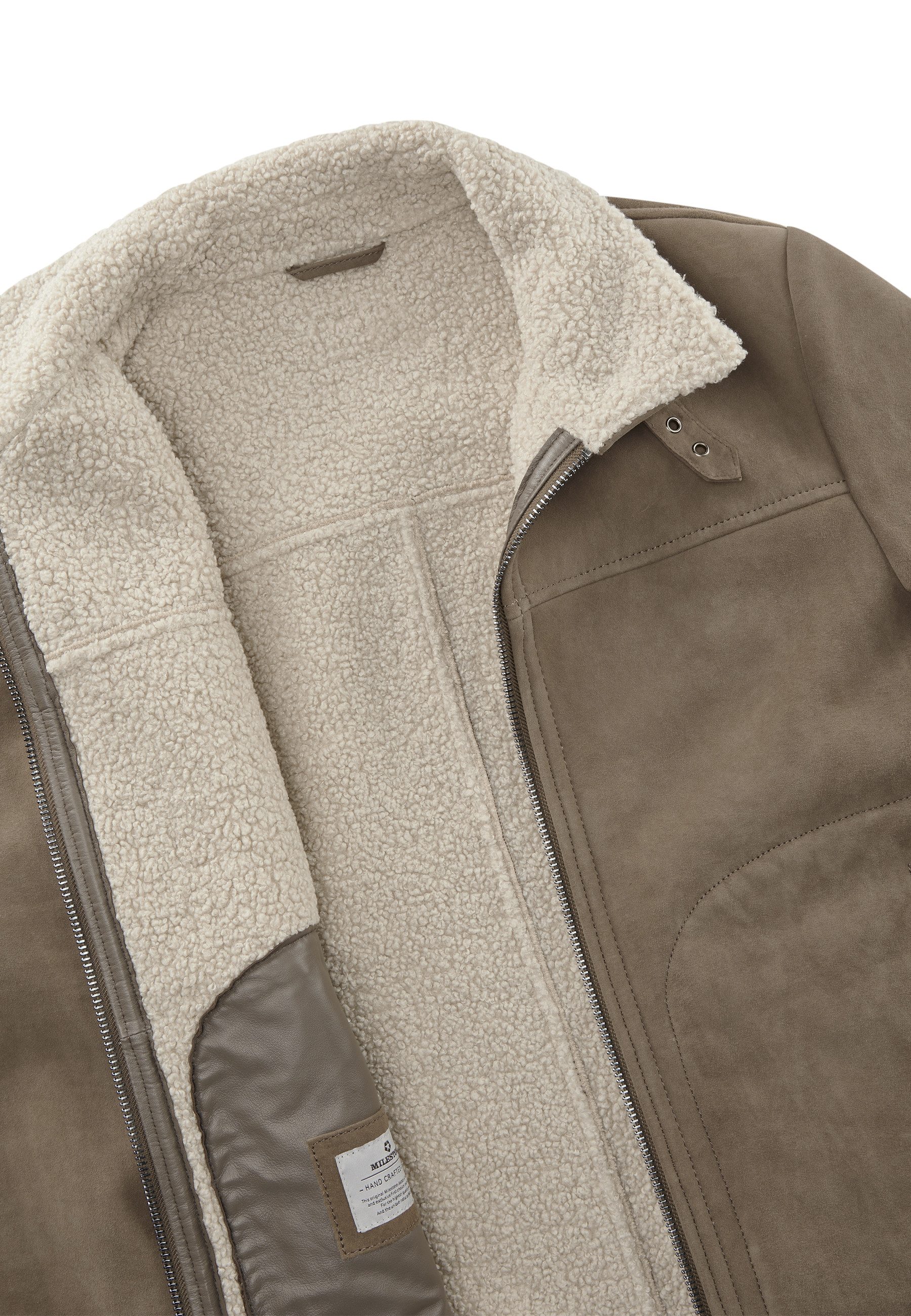 Lederjacke MSCamino Herren Bikerjacke Jacke Leder
