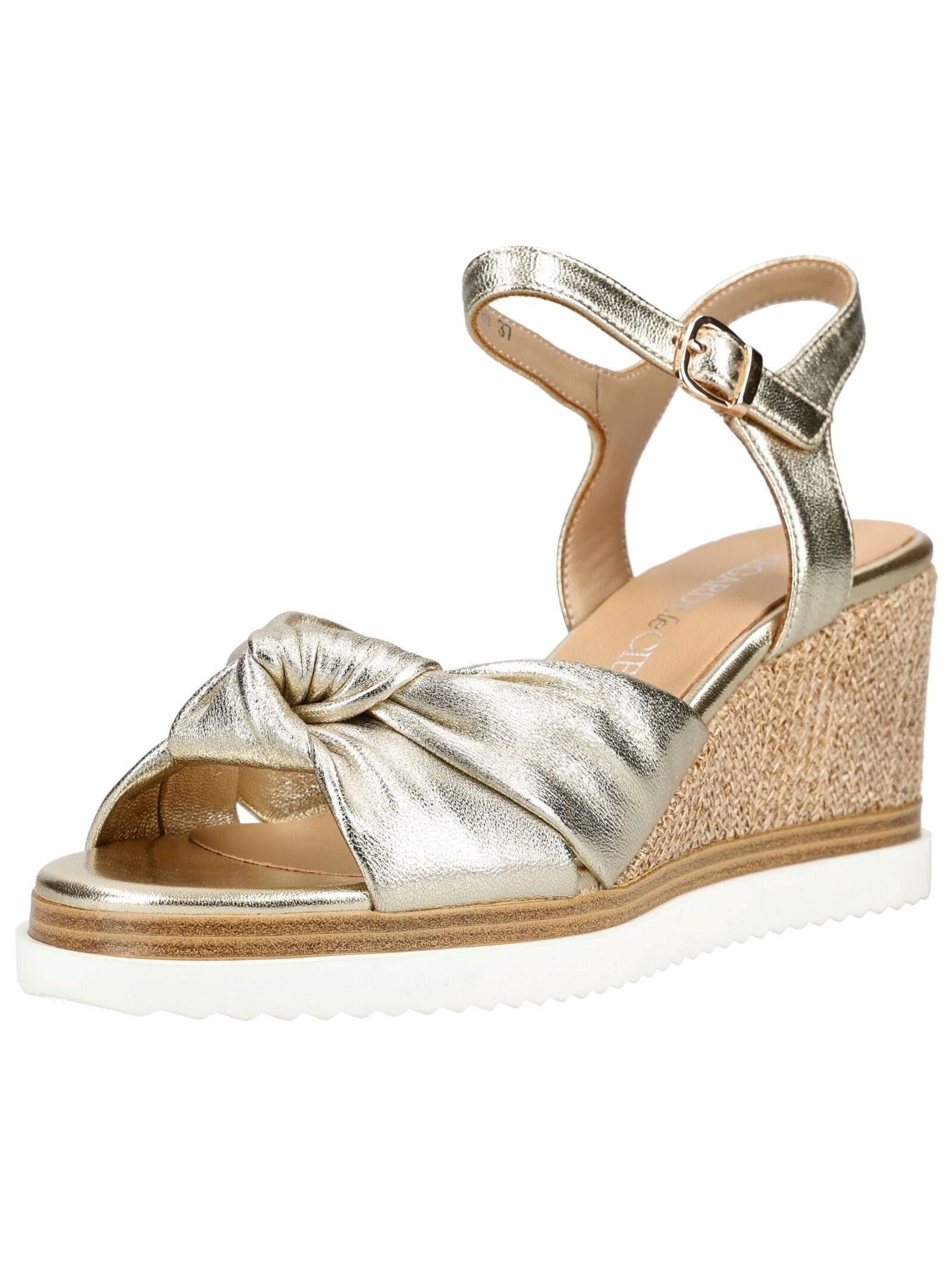 Regarde Le Ciel Regarde Le Ciel Sandalen Leder Keilsandalette