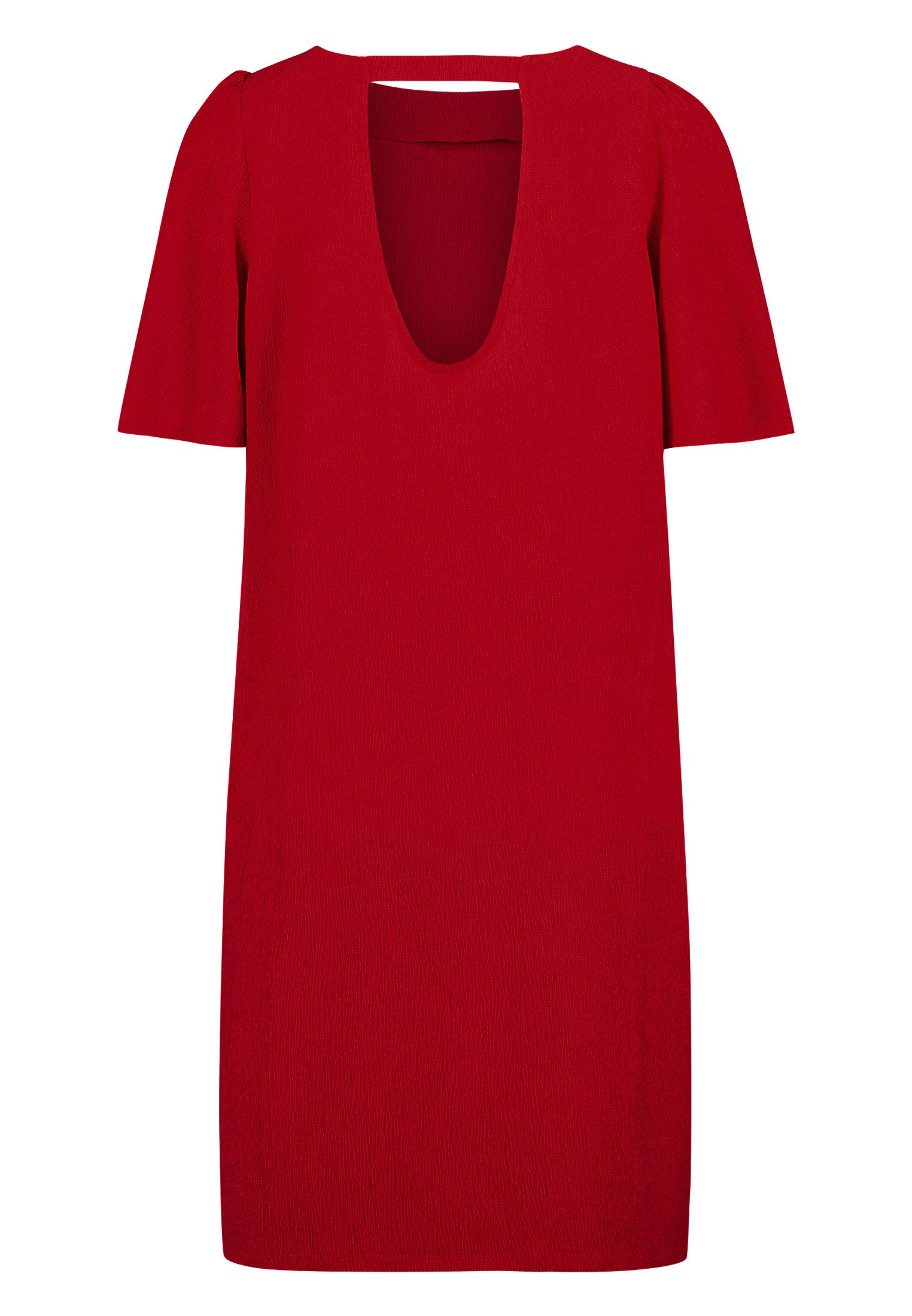 Zero Jerseykleid Damen kurzarm Material.